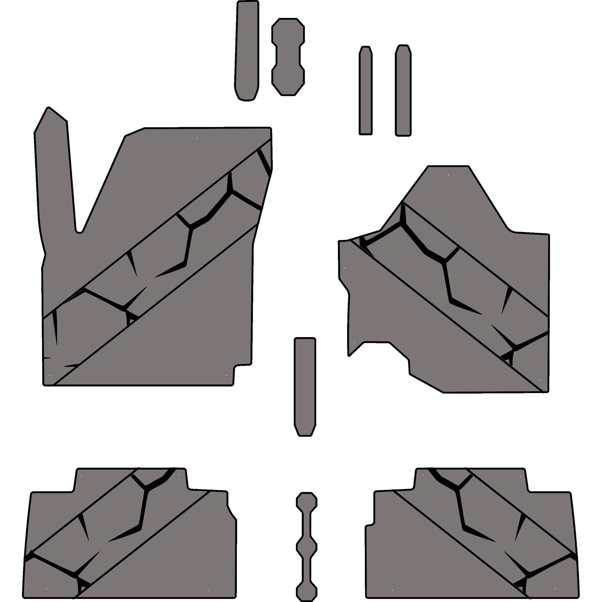 2024-2025 Can-Am Maverick R - 4 Seat Floor Mats - OEM