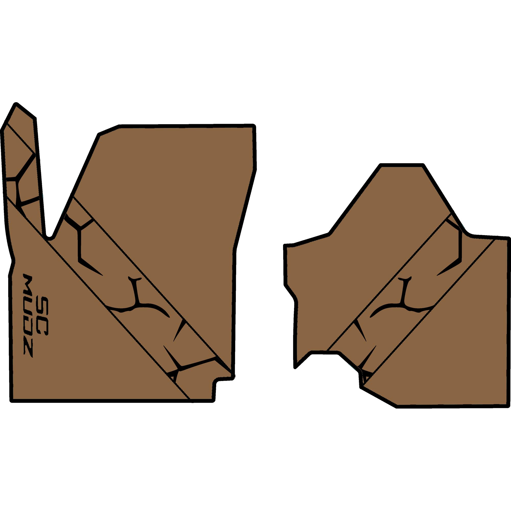 2023-2025 Can-Am Maverick R - 2 Seat Floor Mats - OEM