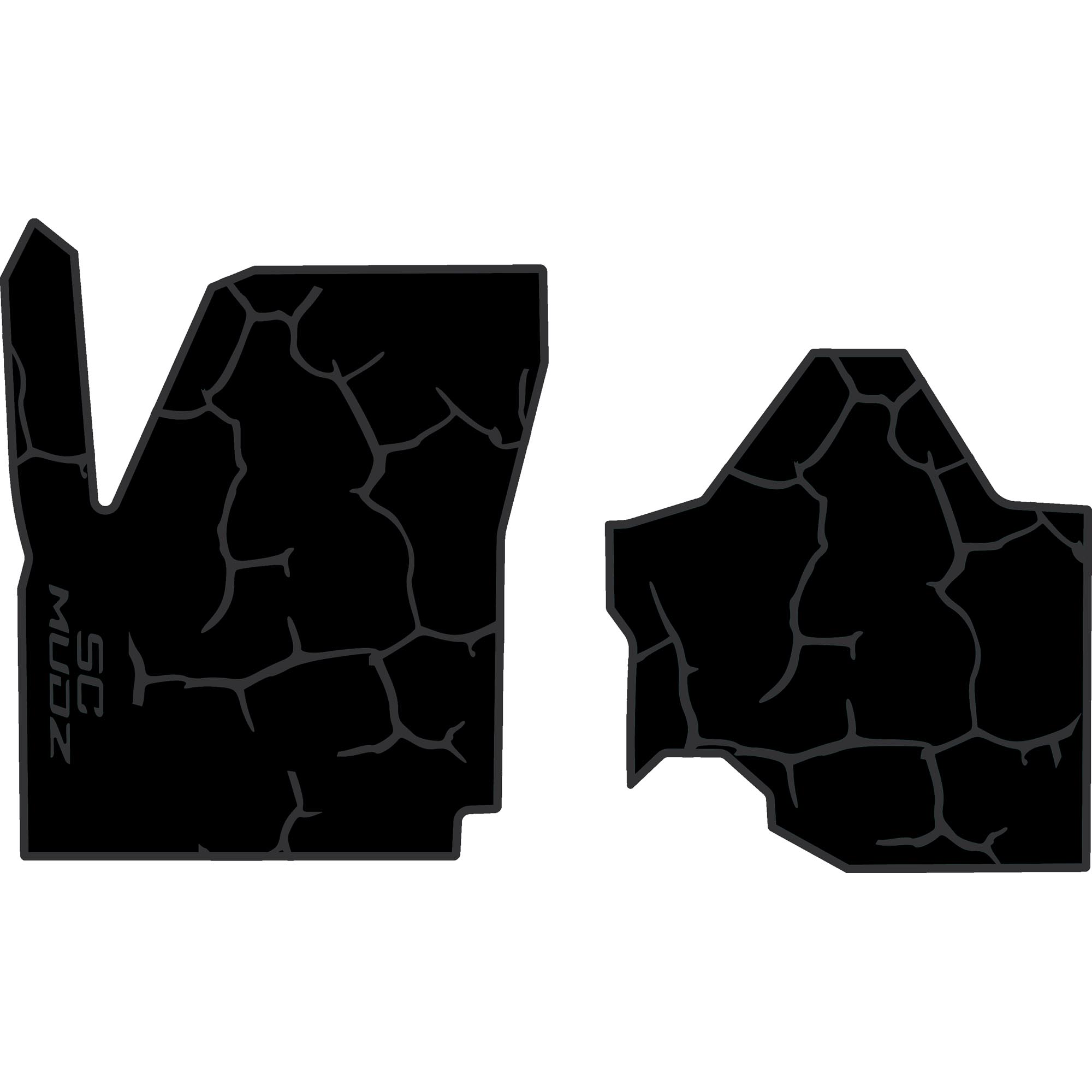 2023-2025 Can-Am Maverick R - 2 Seat Floor Mats - OEM