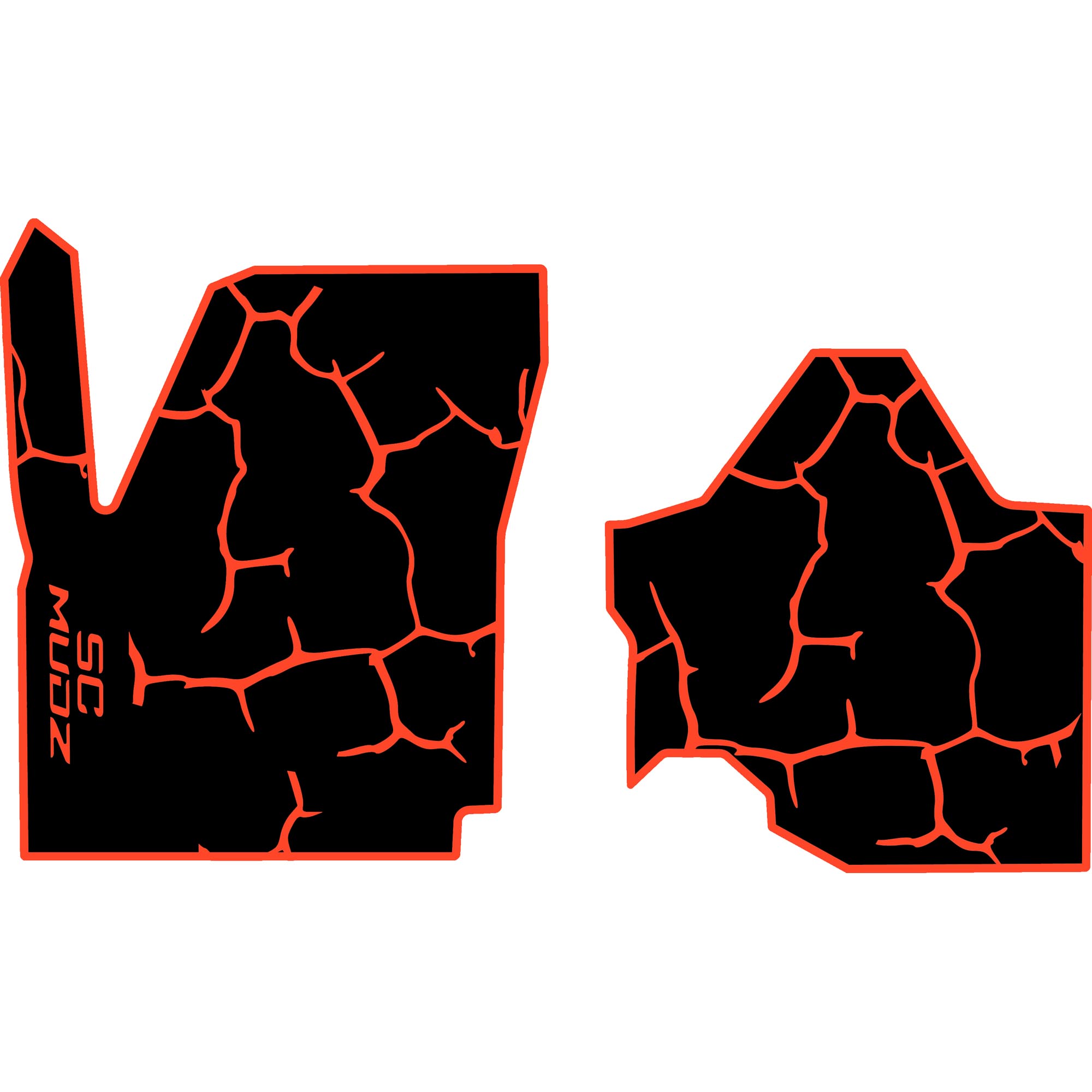 2023-2025 Can-Am Maverick R - 2 Seat Floor Mats - OEM