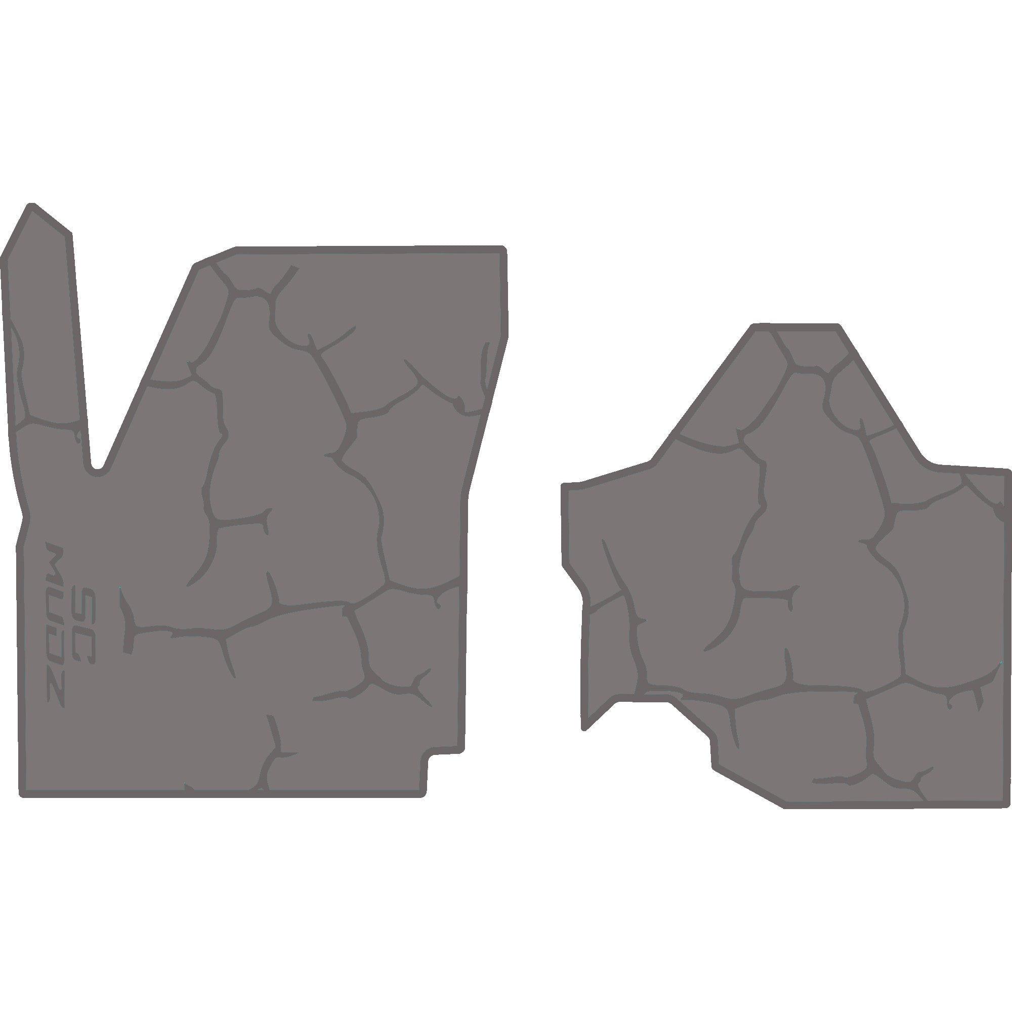 2023-2025 Can-Am Maverick R - 2 Seat Floor Mats - OEM