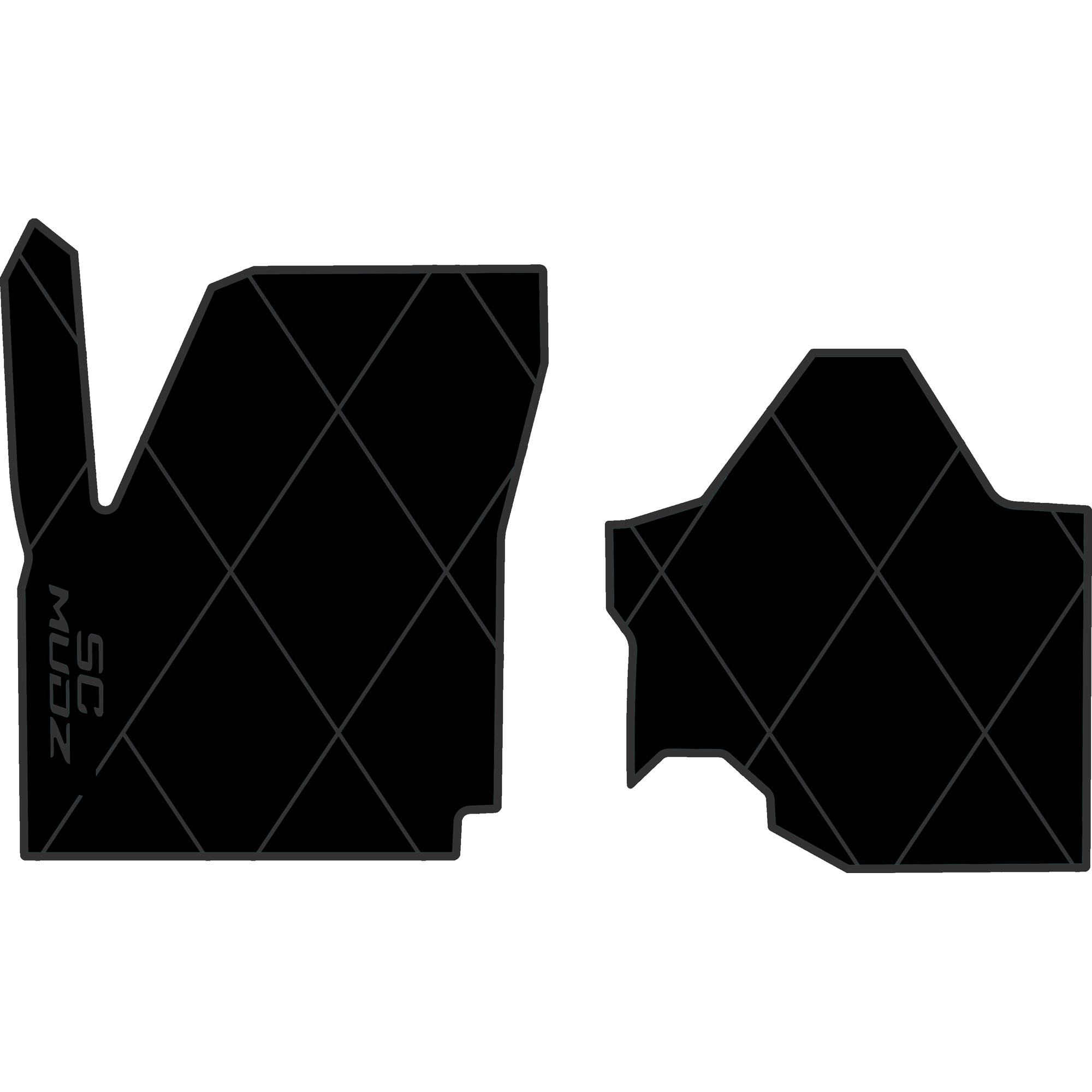2023-2025 Can-Am Maverick R - 2 Seat Floor Mats - OEM