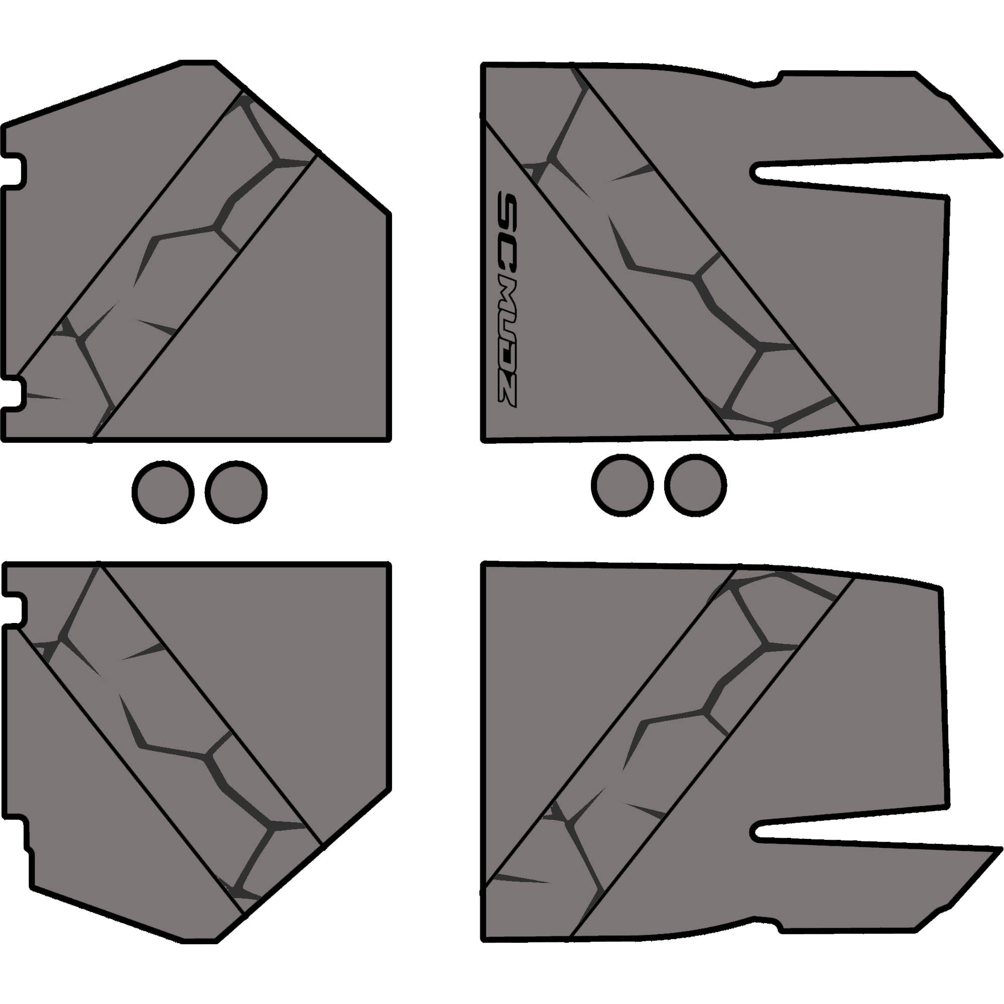 Speed UTV El Jefe - 4 Seat Floor Mats - OEM
