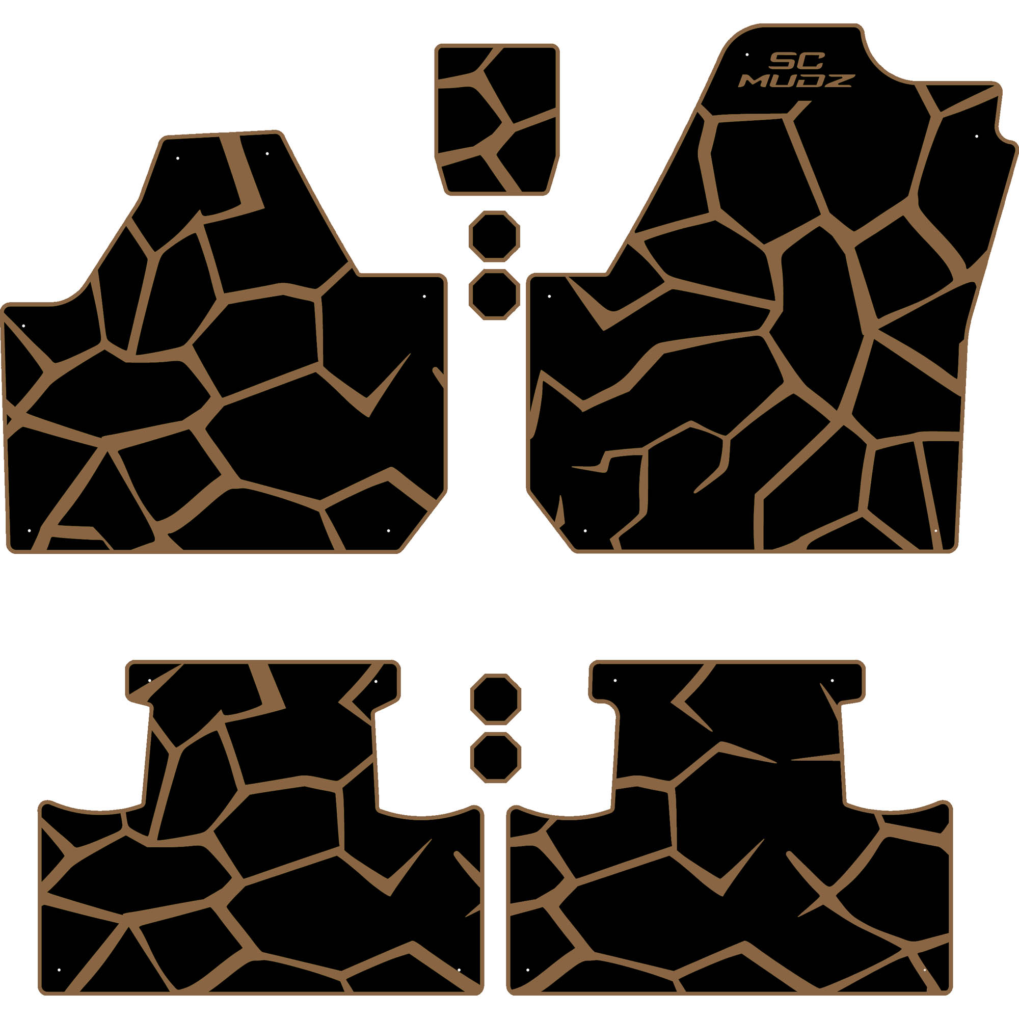 Can-Am Maverick X3 - 4 Seat Floor Mats - OEM