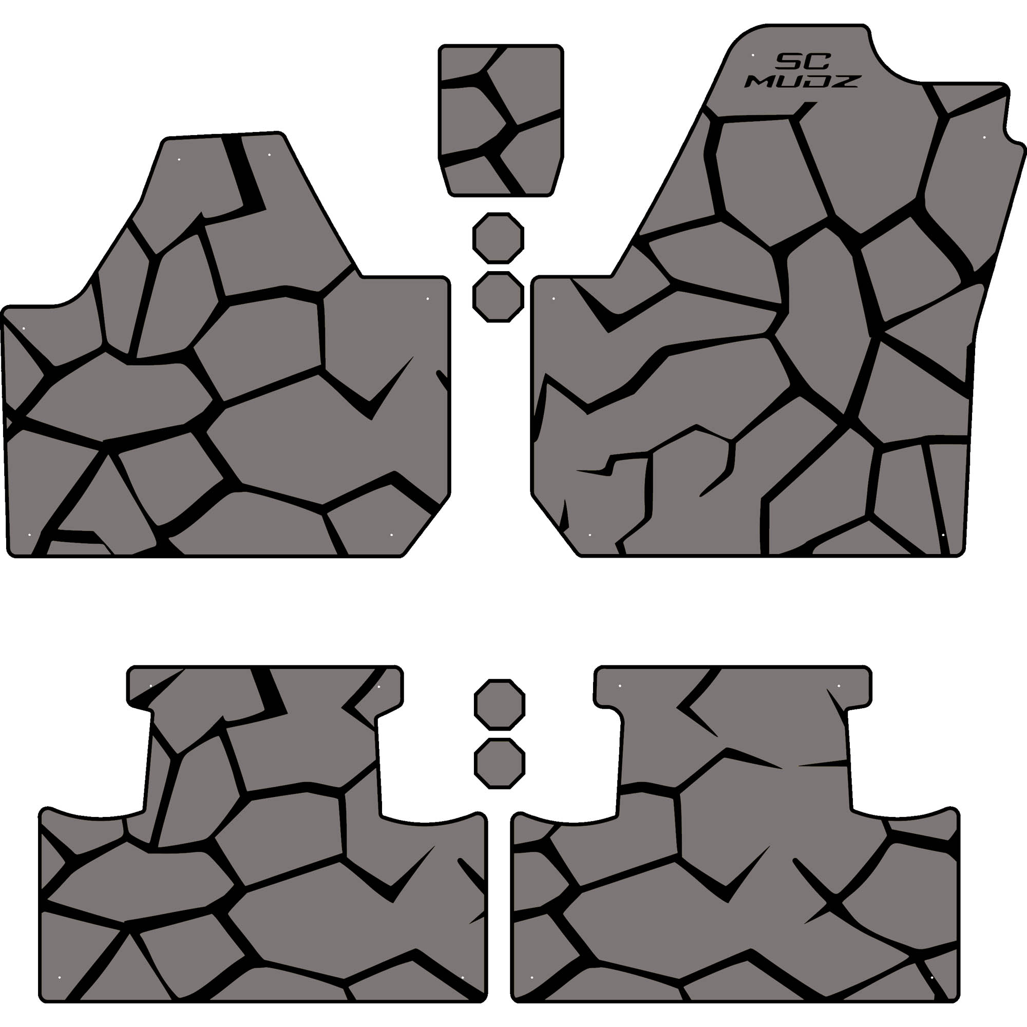 Can-Am Maverick X3 - 4 Seat Floor Mats - OEM