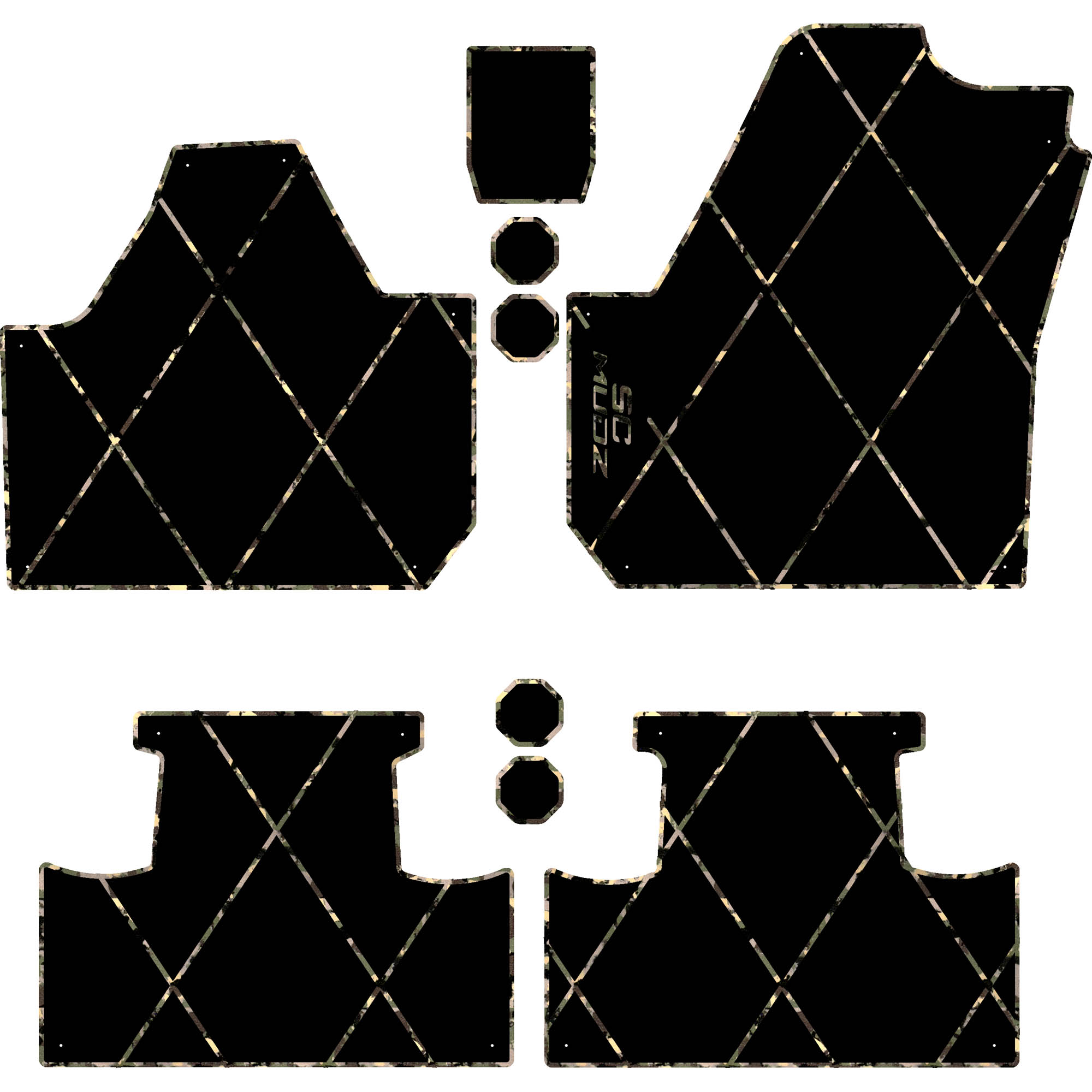 Can-Am Maverick X3 - 4 Seat Floor Mats - OEM