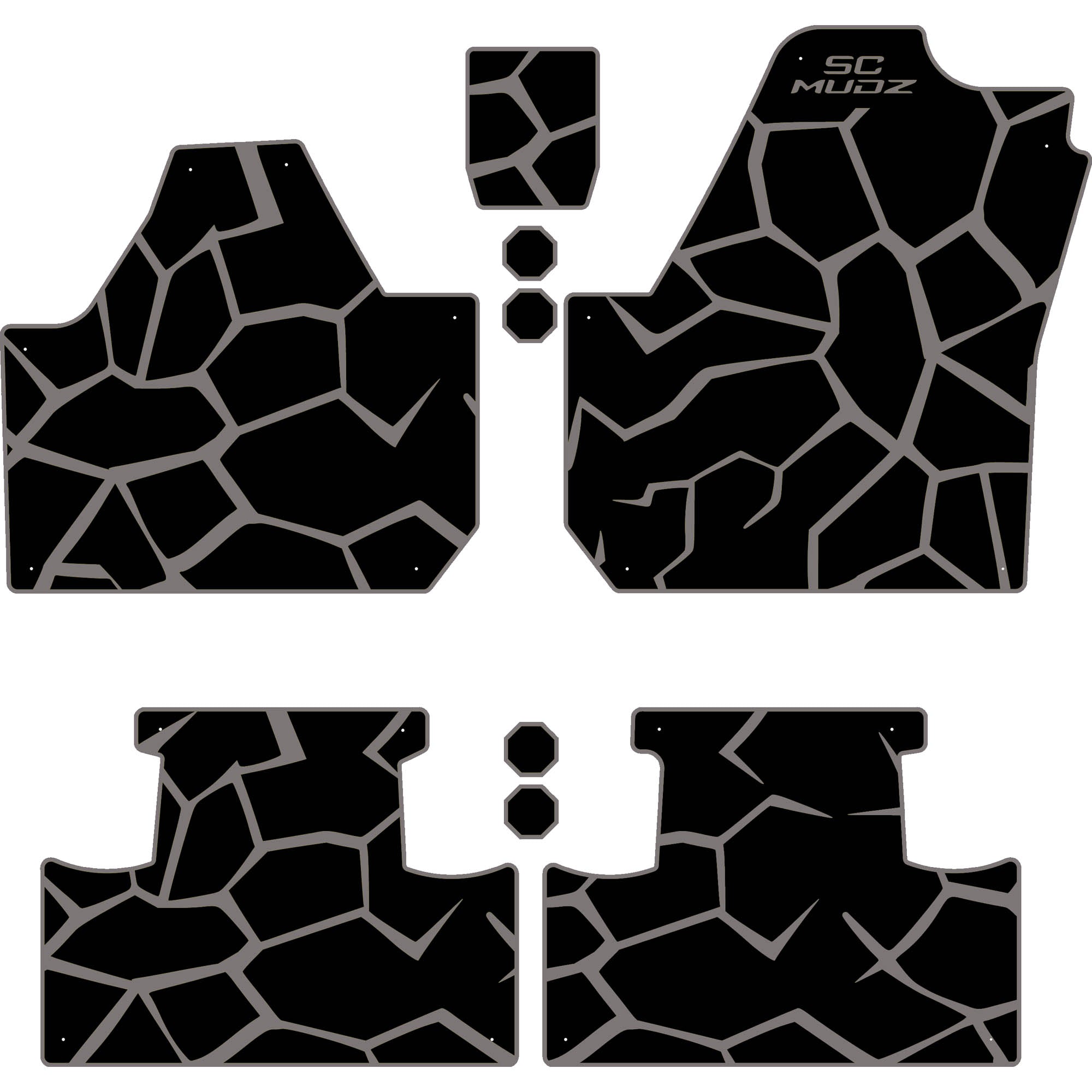 Can-Am Maverick X3 - 4 Seat Floor Mats - OEM