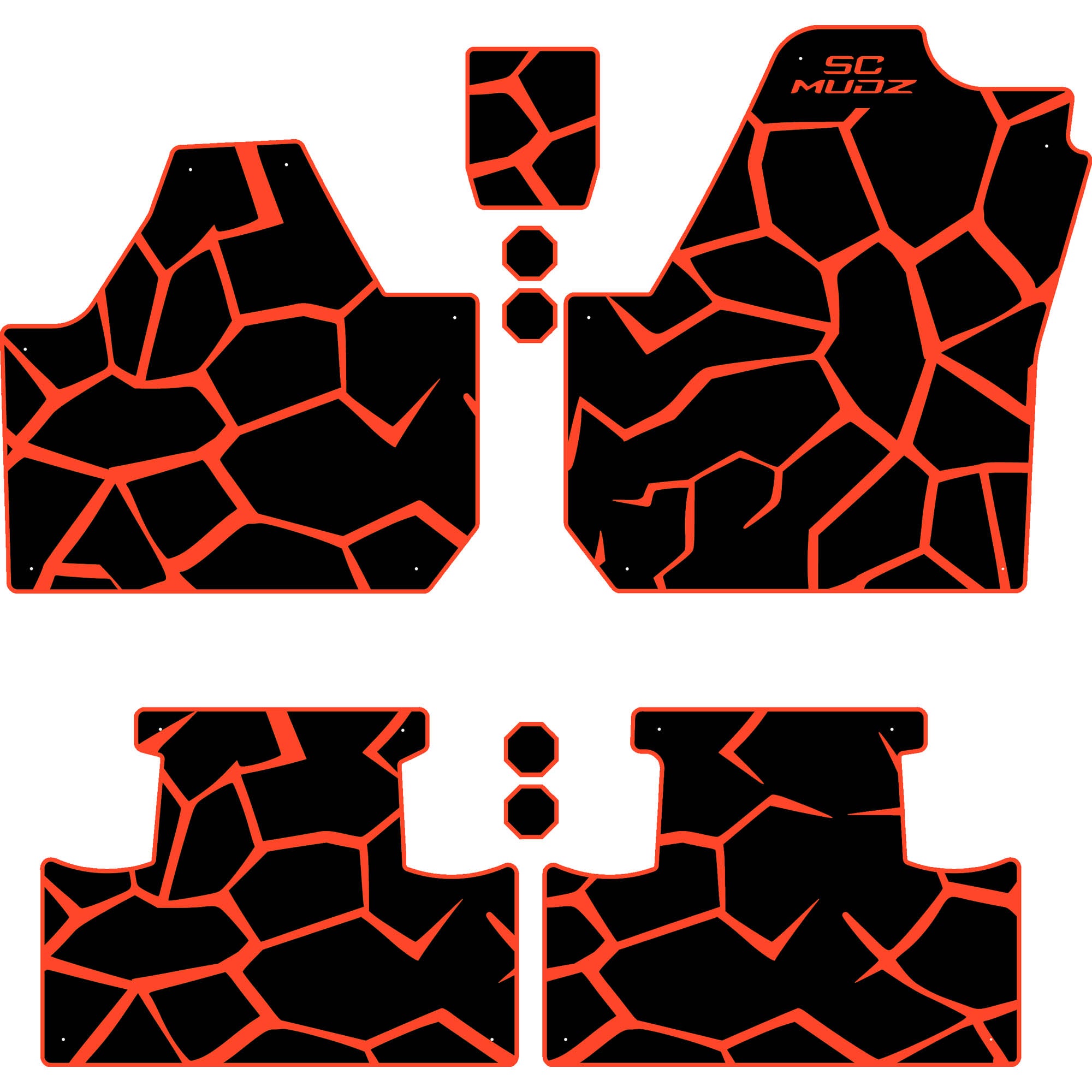 Can-Am Maverick X3 - 4 Seat Floor Mats - OEM