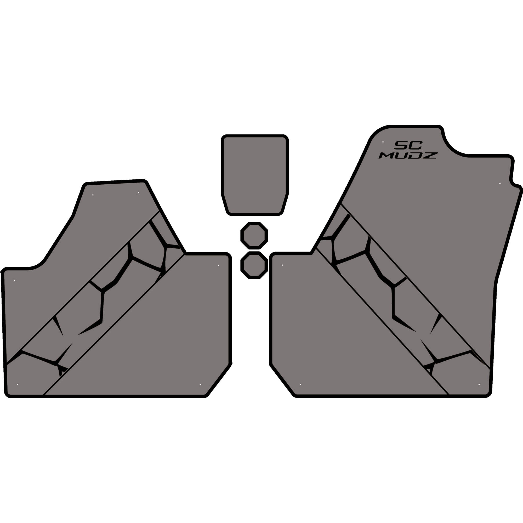 Can-Am Maverick X3 - 2 Seat Floor Mats - OEM