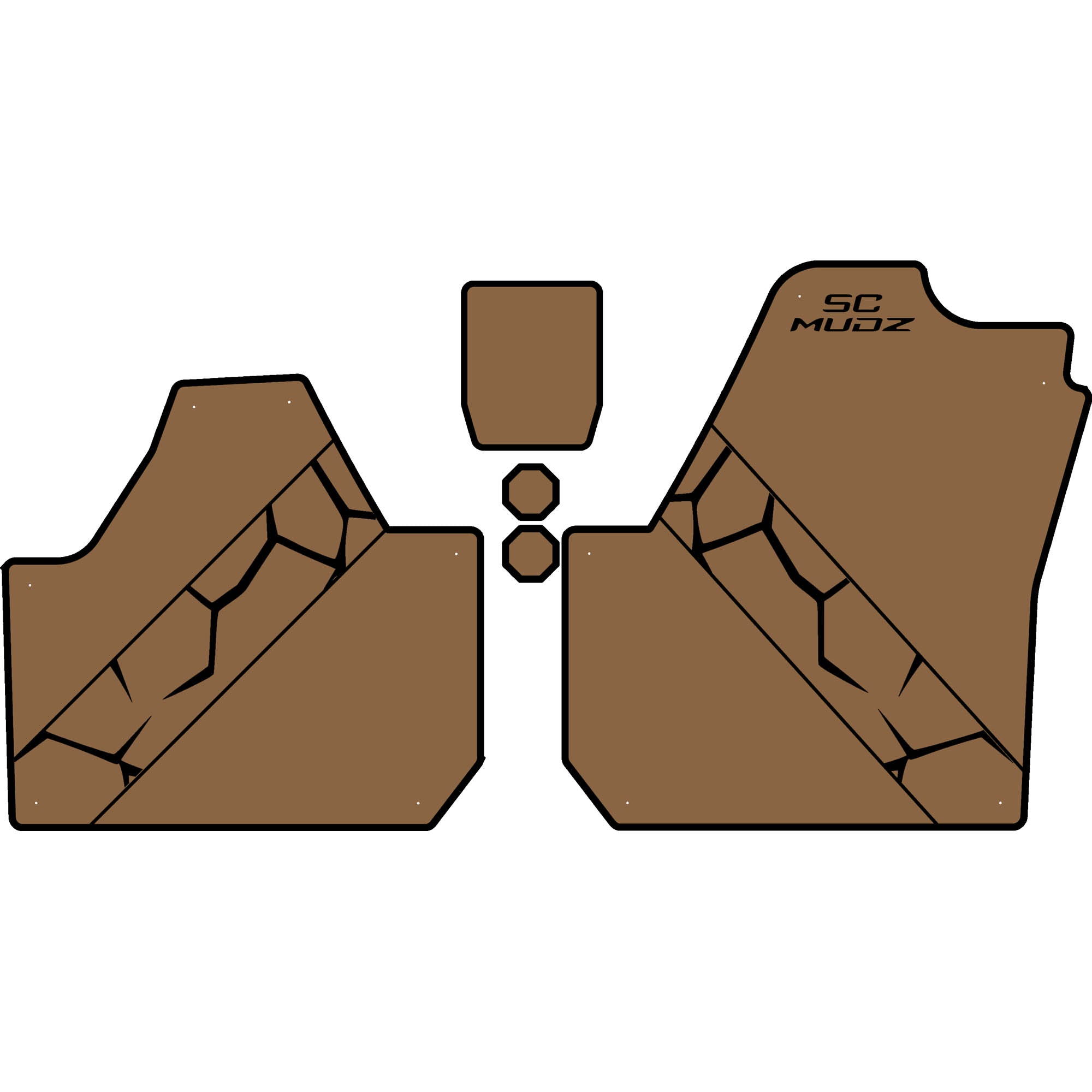 Can-Am Maverick X3 - 2 Seat Floor Mats - OEM