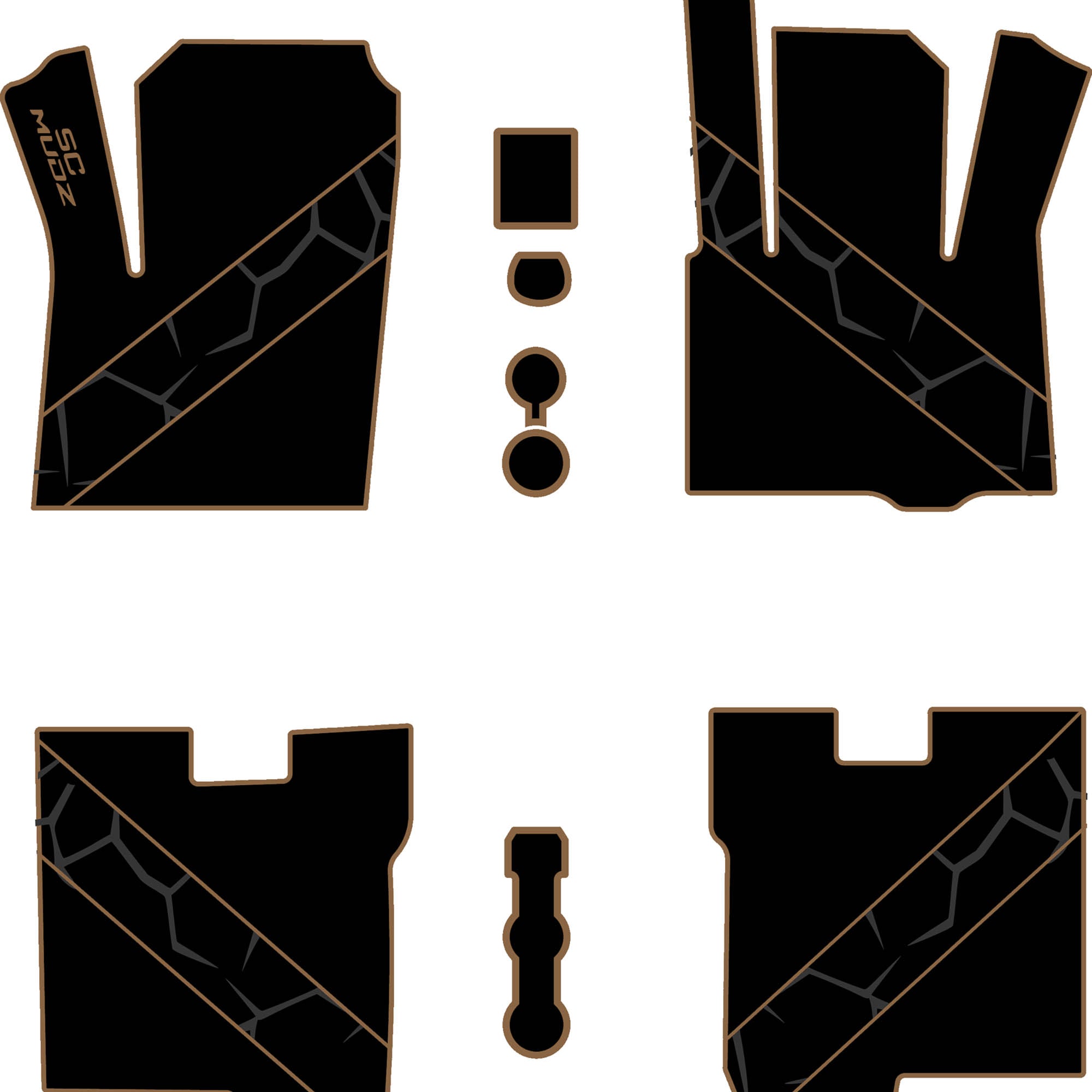 2022-2026 Polaris RZR Pro R - 4 Seat Floor Mats - OEM