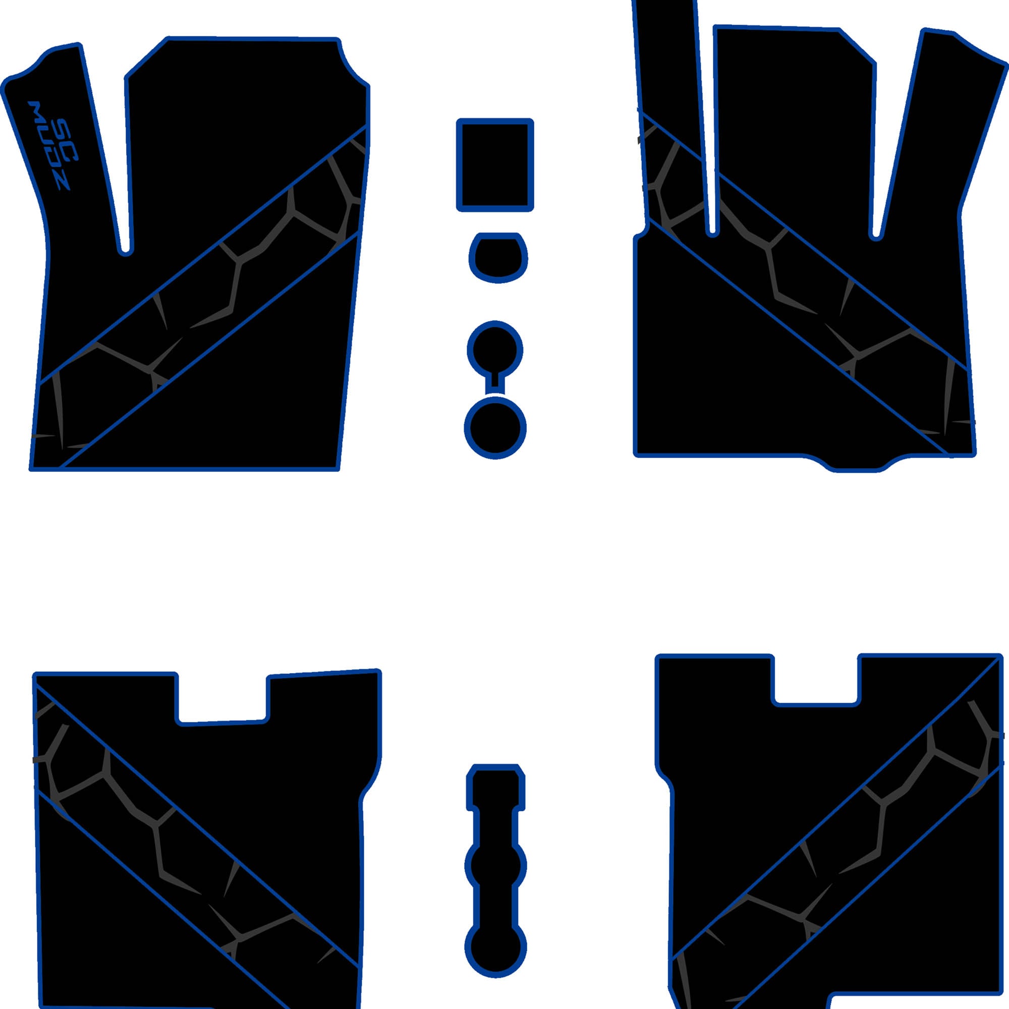 2022-2026 Polaris RZR Pro R - 4 Seat Floor Mats - OEM