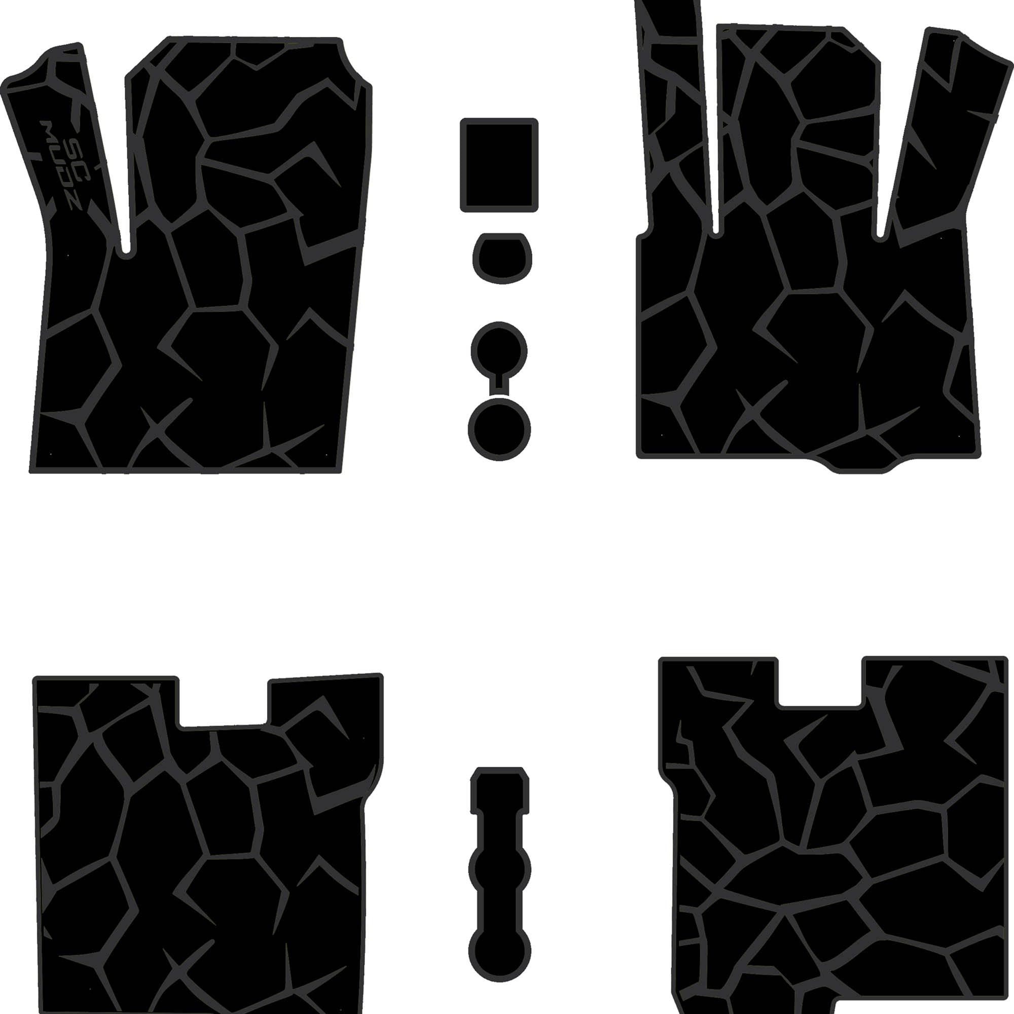 2022-2026 Polaris RZR Pro R - 4 Seat Floor Mats - OEM