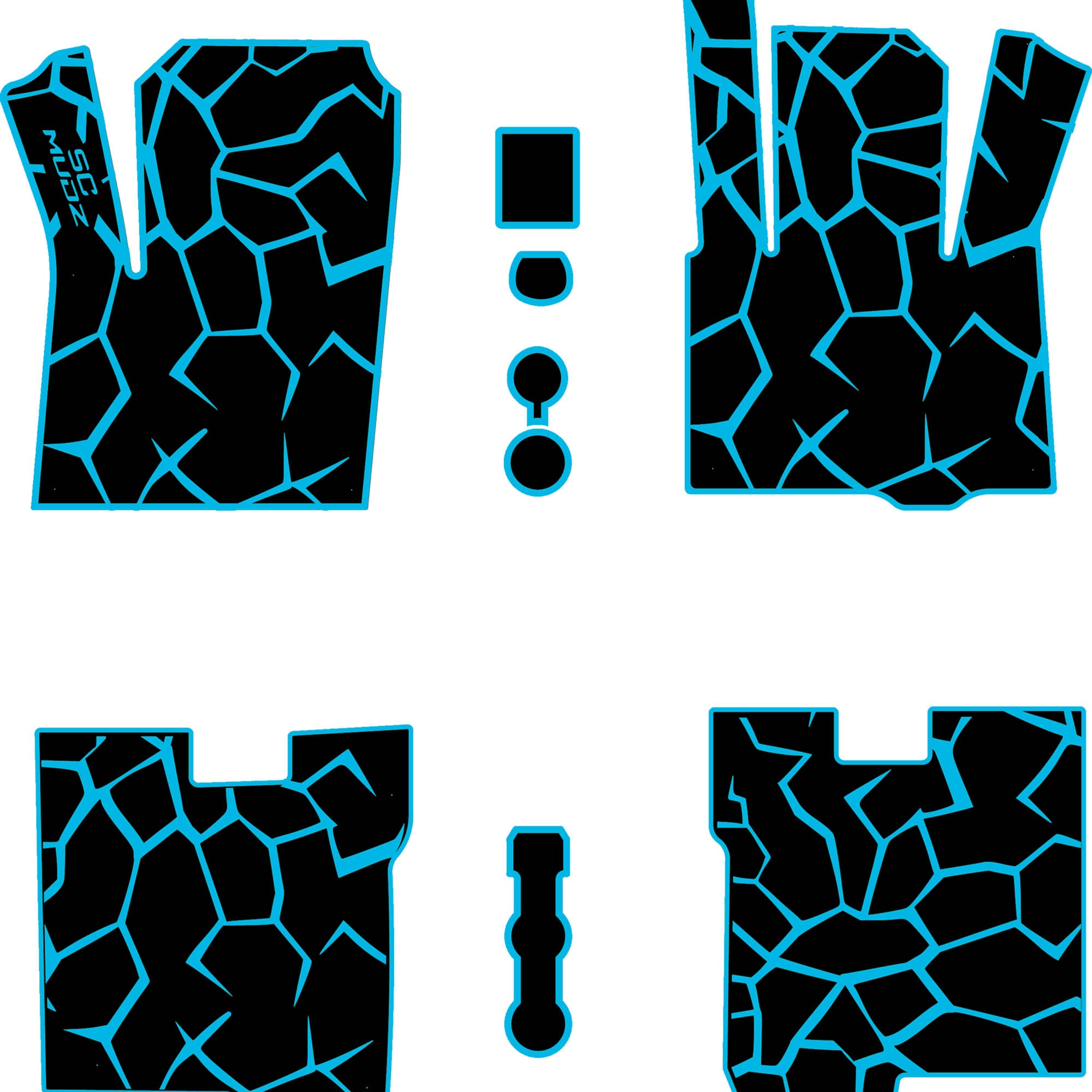 2022-2026 Polaris RZR Pro R - 4 Seat Floor Mats - OEM