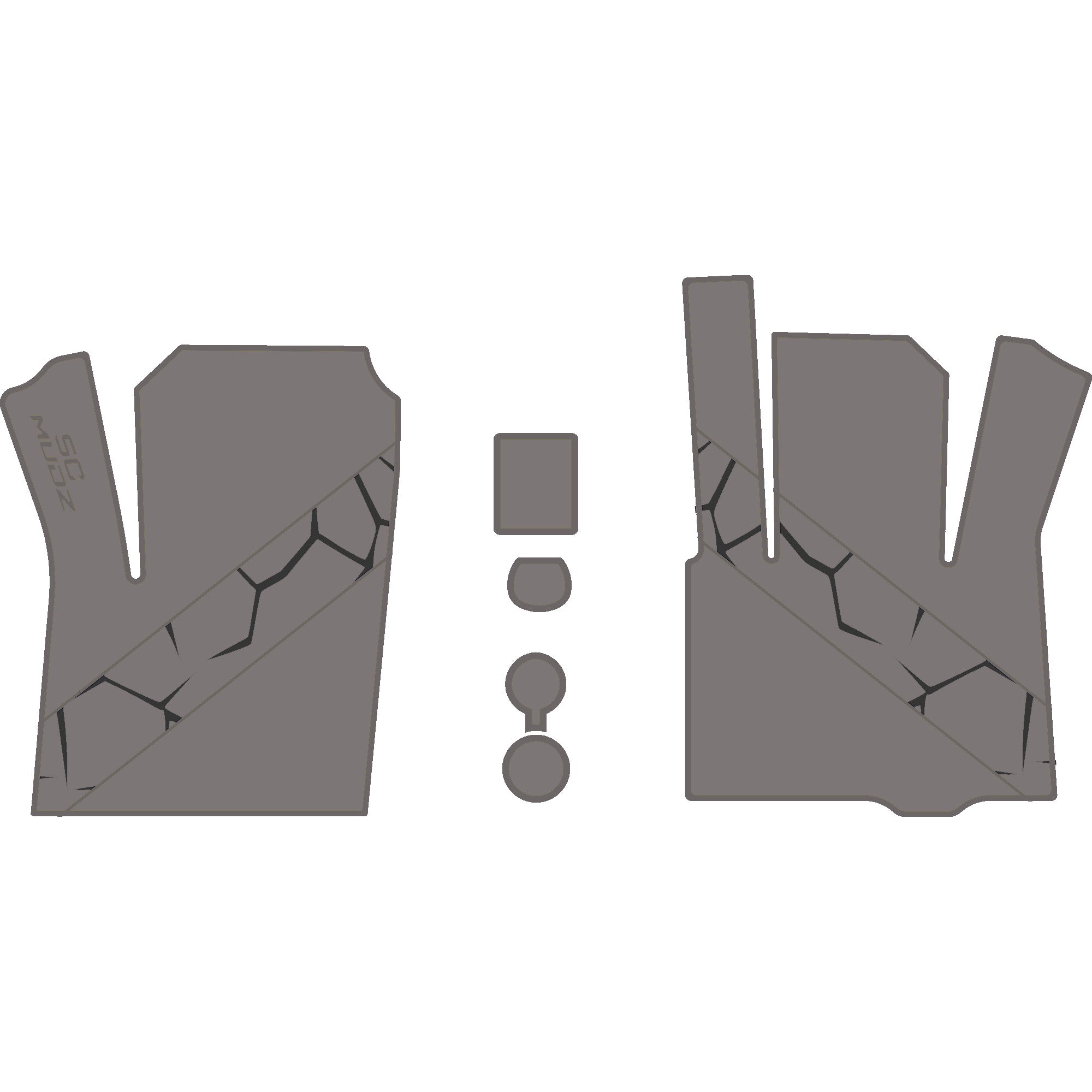 2022-2026 Polaris RZR Pro R - 2 Seat Floor Mats - OEM