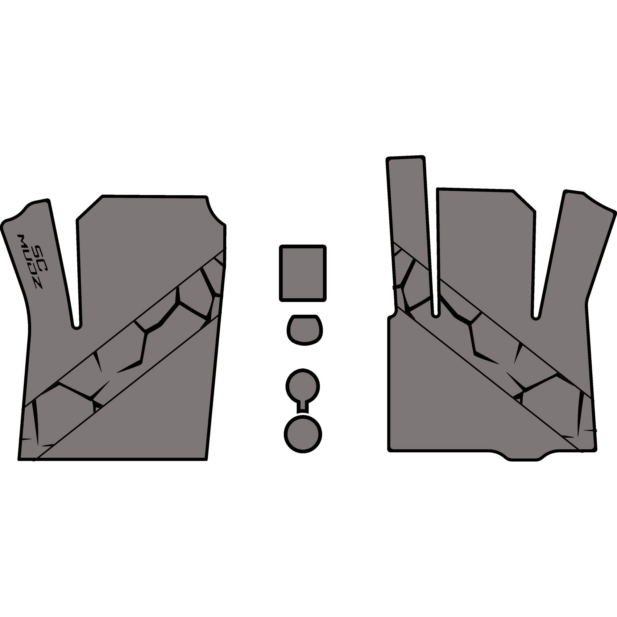 2022-2026 Polaris RZR Pro R - 2 Seat Floor Mats - OEM