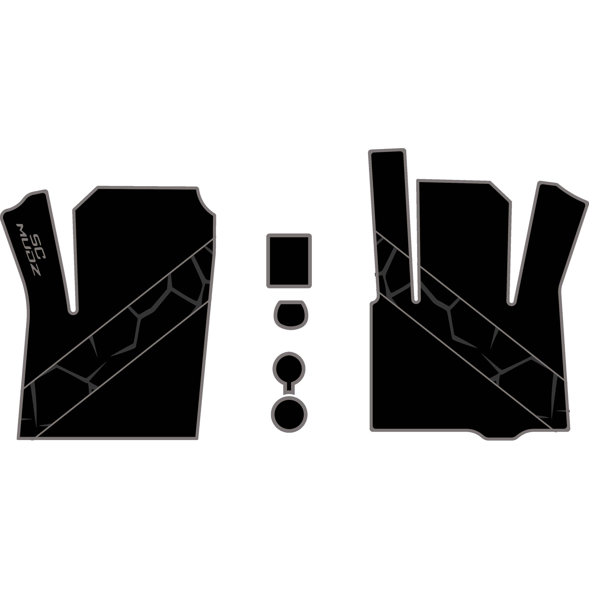 2022-2026 Polaris RZR Pro R - 2 Seat Floor Mats - OEM