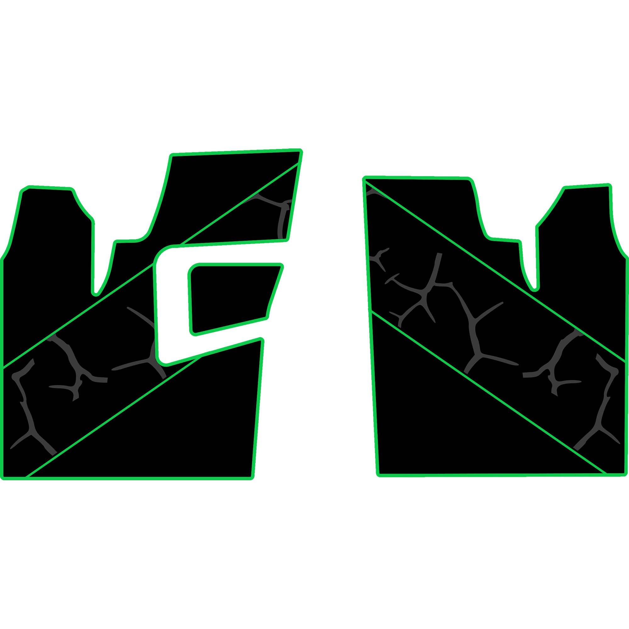 2011-2014 Polaris RZR 900 XP - 2 Seat Floor Mats - OEM