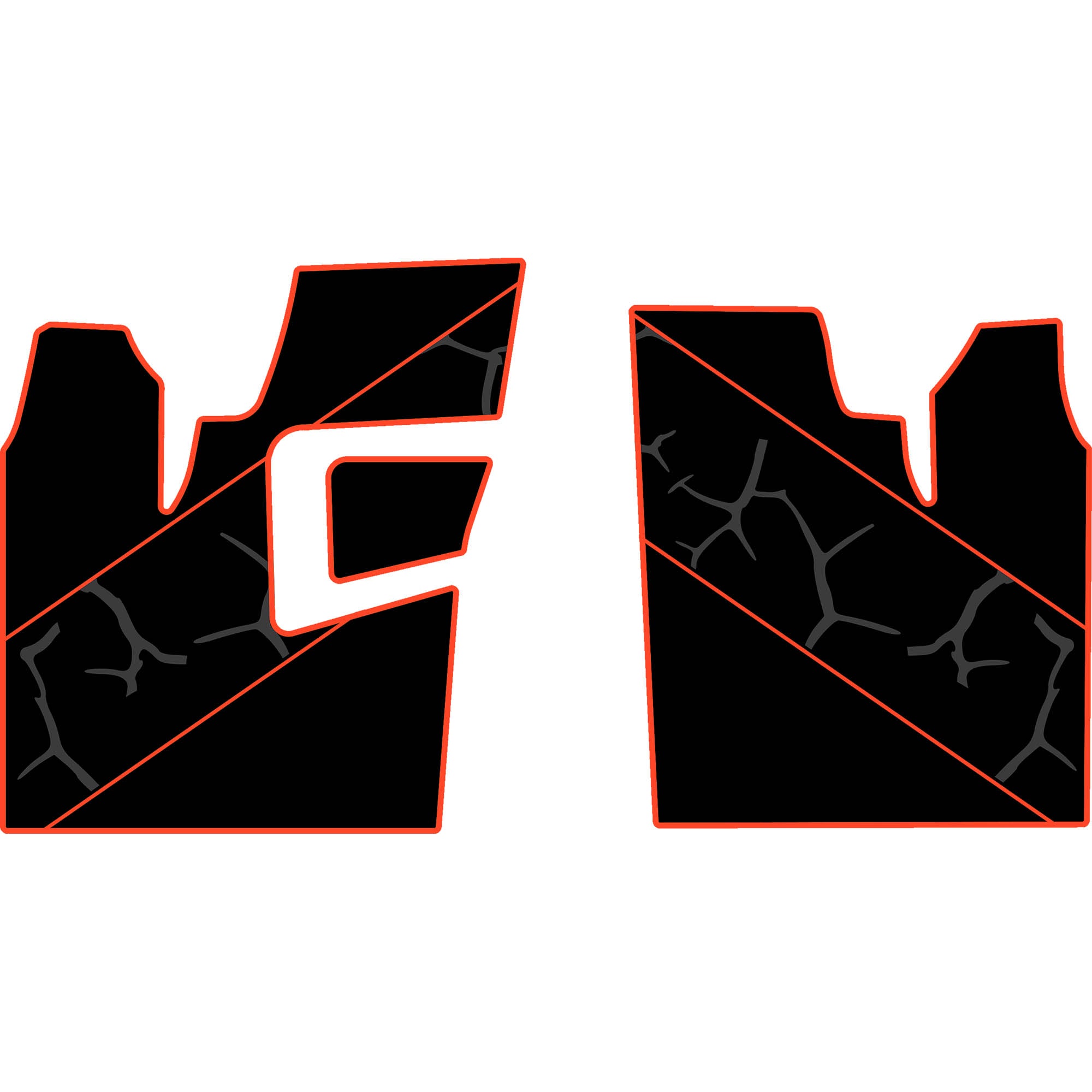 2011-2014 Polaris RZR 900 XP - 2 Seat Floor Mats - OEM