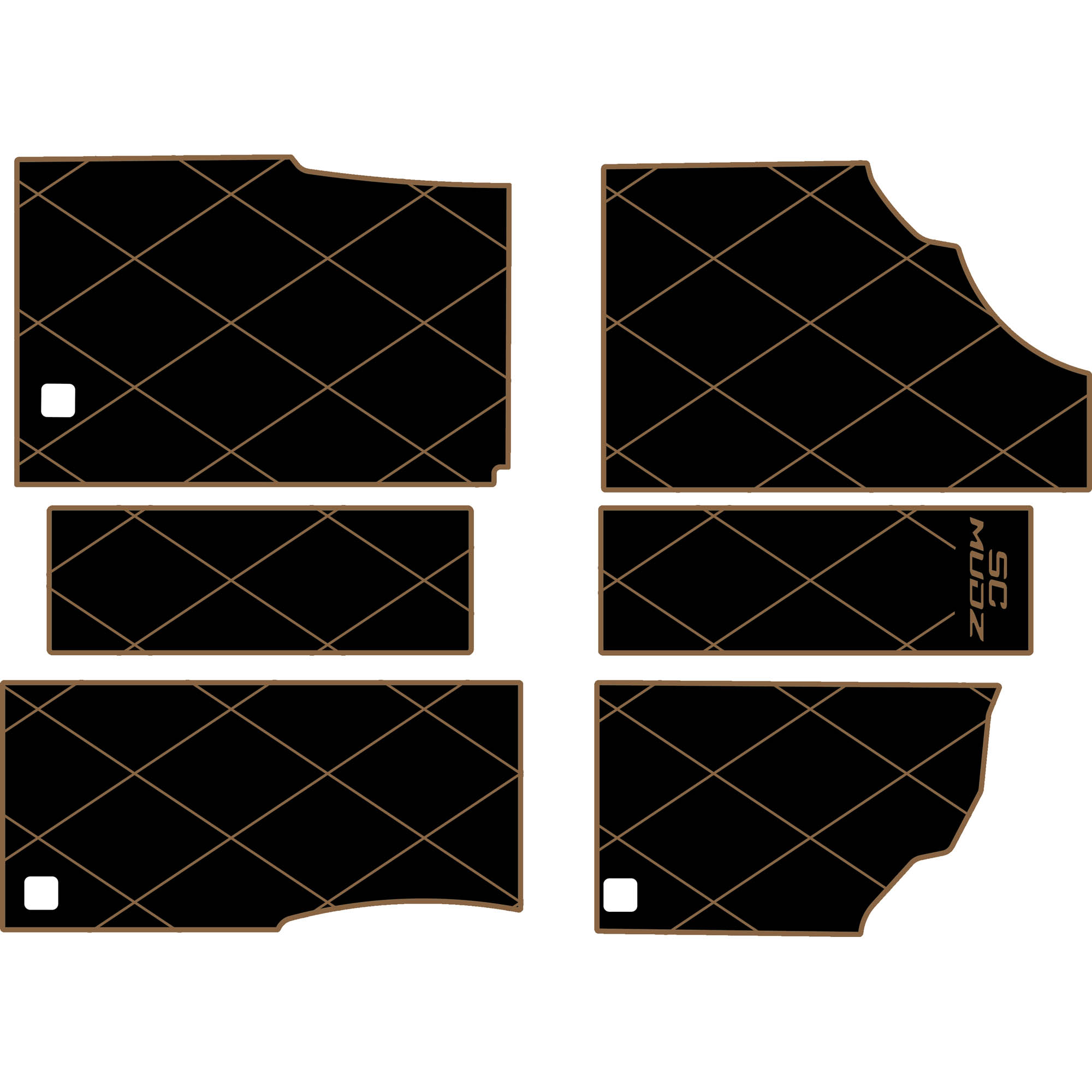 Can-Am Defender - 4 Seat Floor Mats - OEM