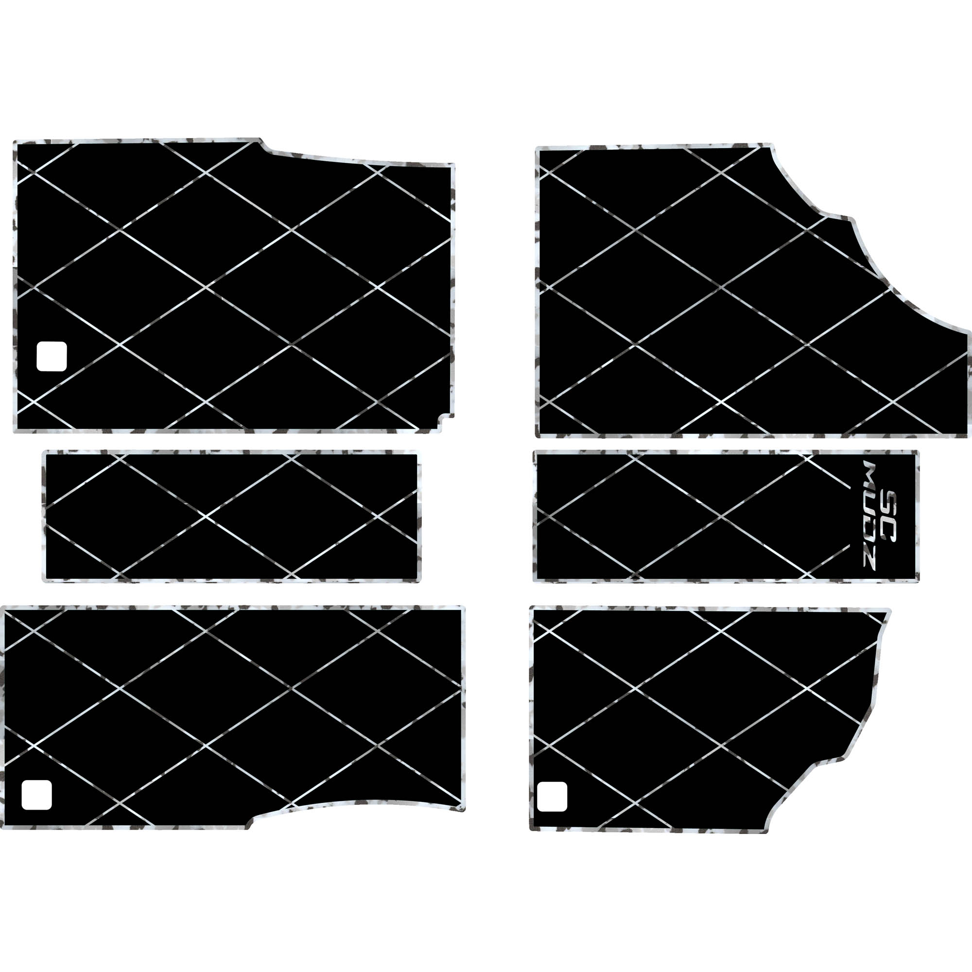 Can-Am Defender - 4 Seat Floor Mats - OEM