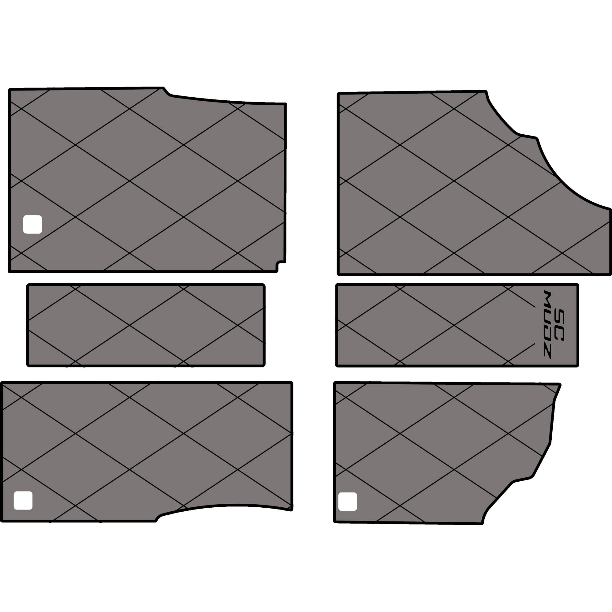 Can-Am Defender - 4 Seat Floor Mats - OEM