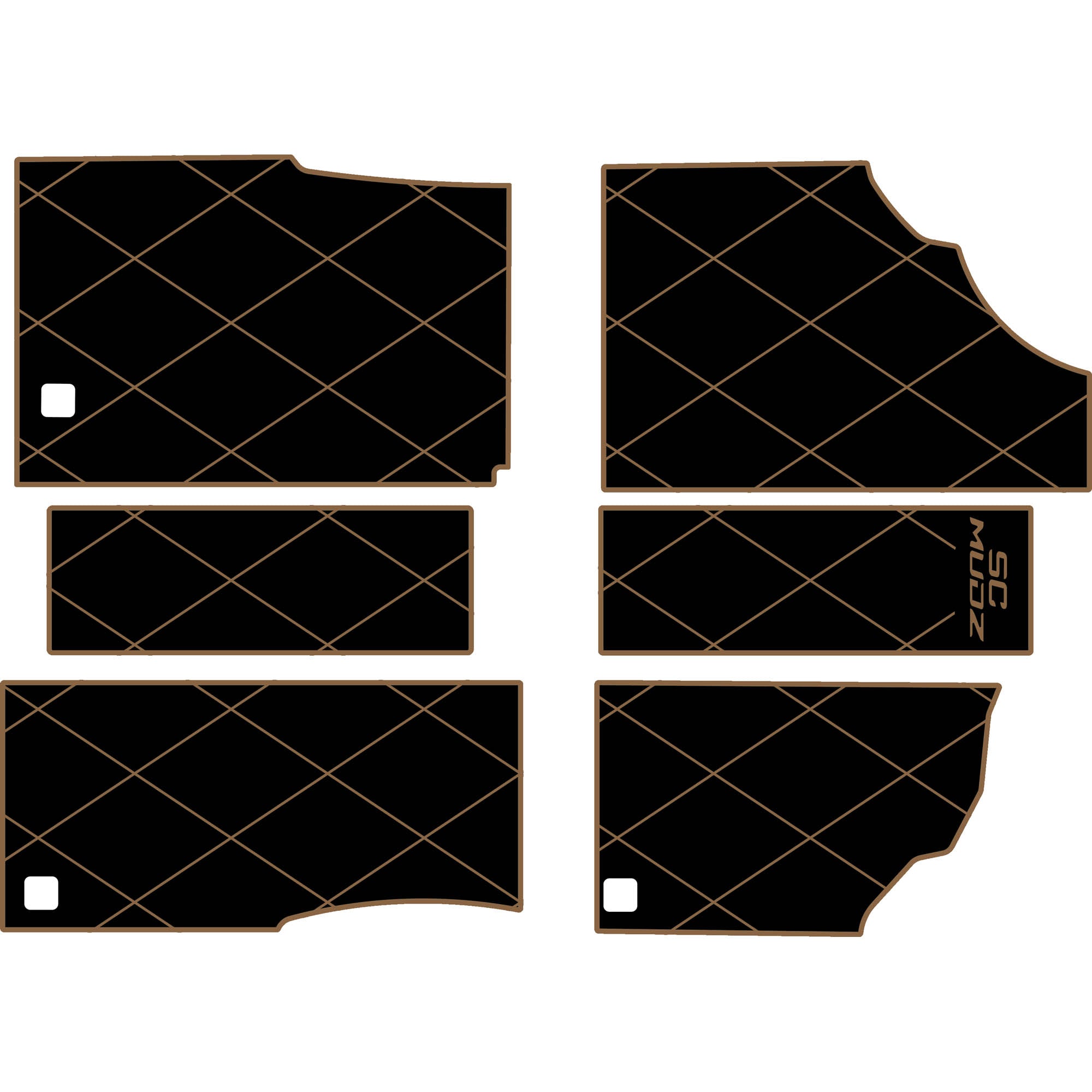 Can-Am Defender - 4 Seat Floor Mats - OEM