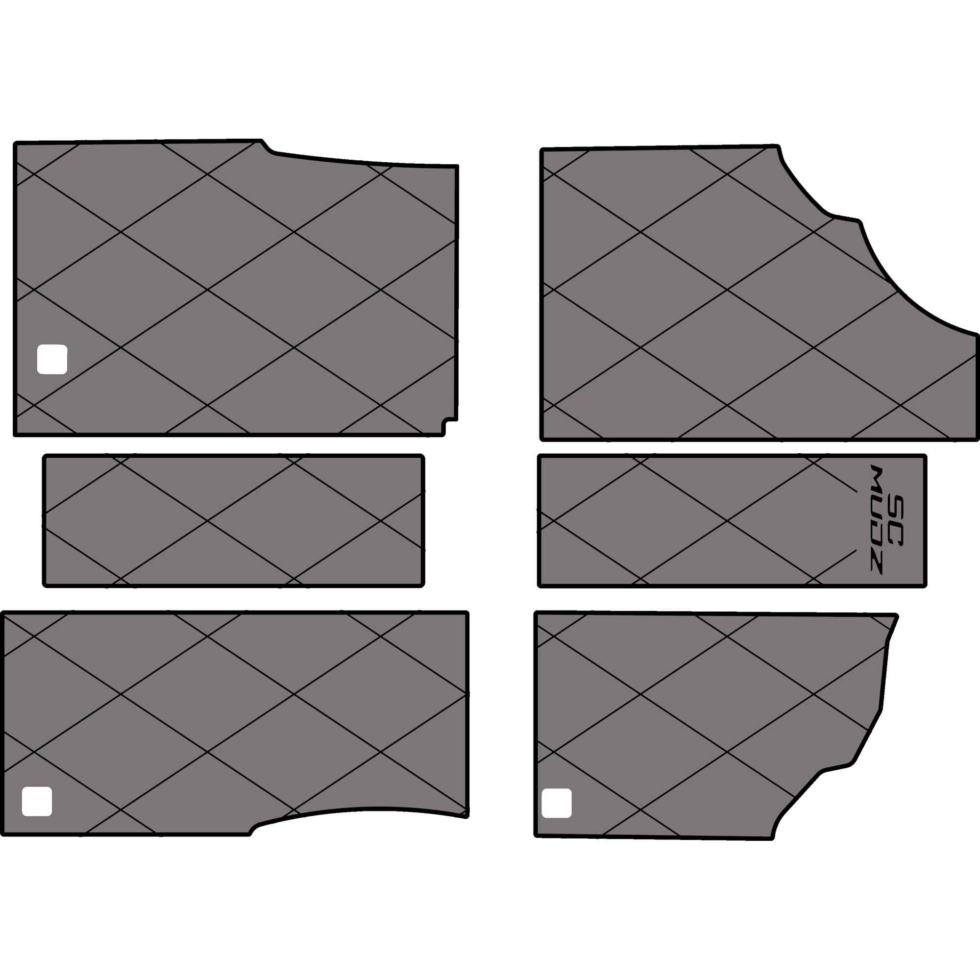 Can-Am Defender - 4 Seat Floor Mats - OEM