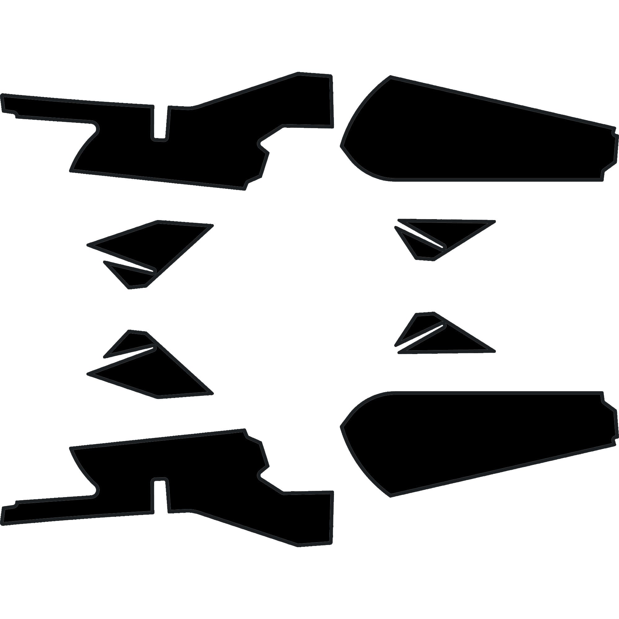 Can-Am Maverick X3 - 4 Seat Door Liners - OEM