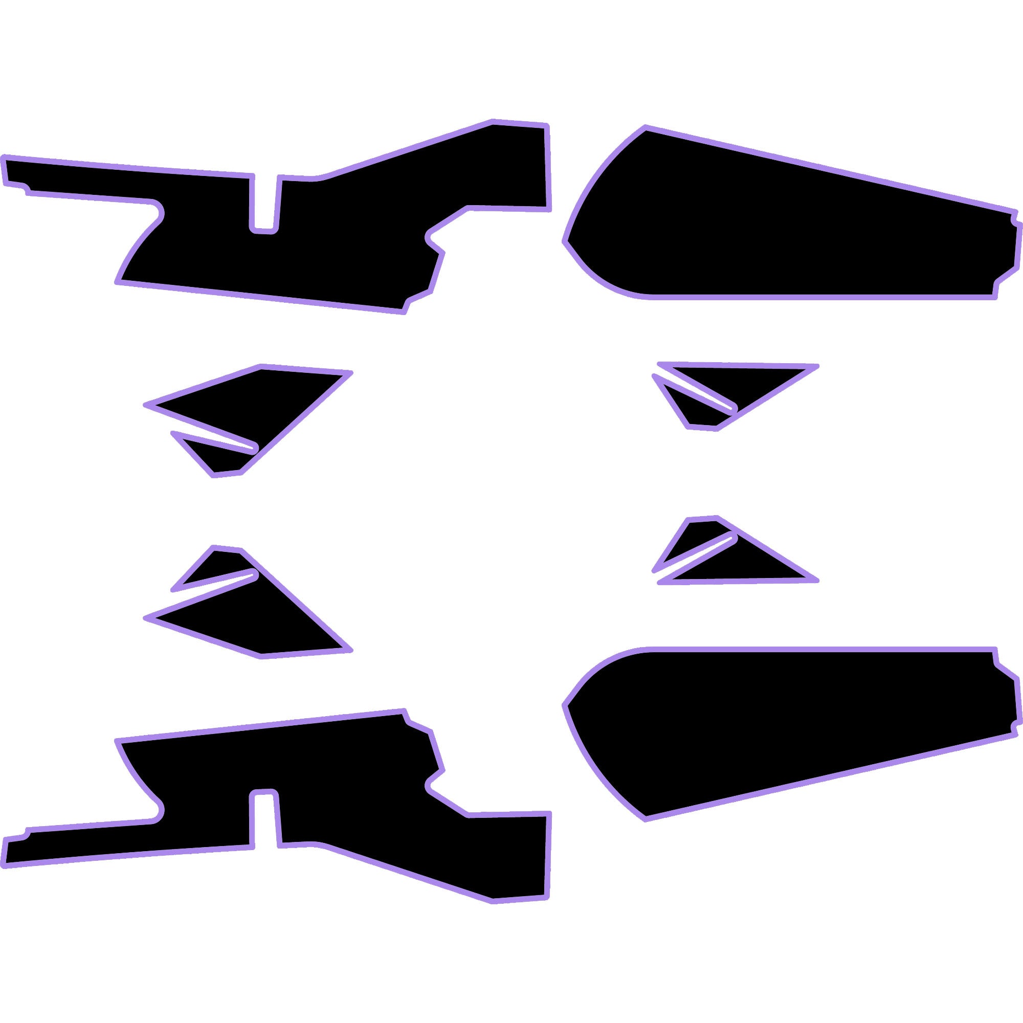 Can-Am Maverick X3 - 4 Seat Door Liners - OEM