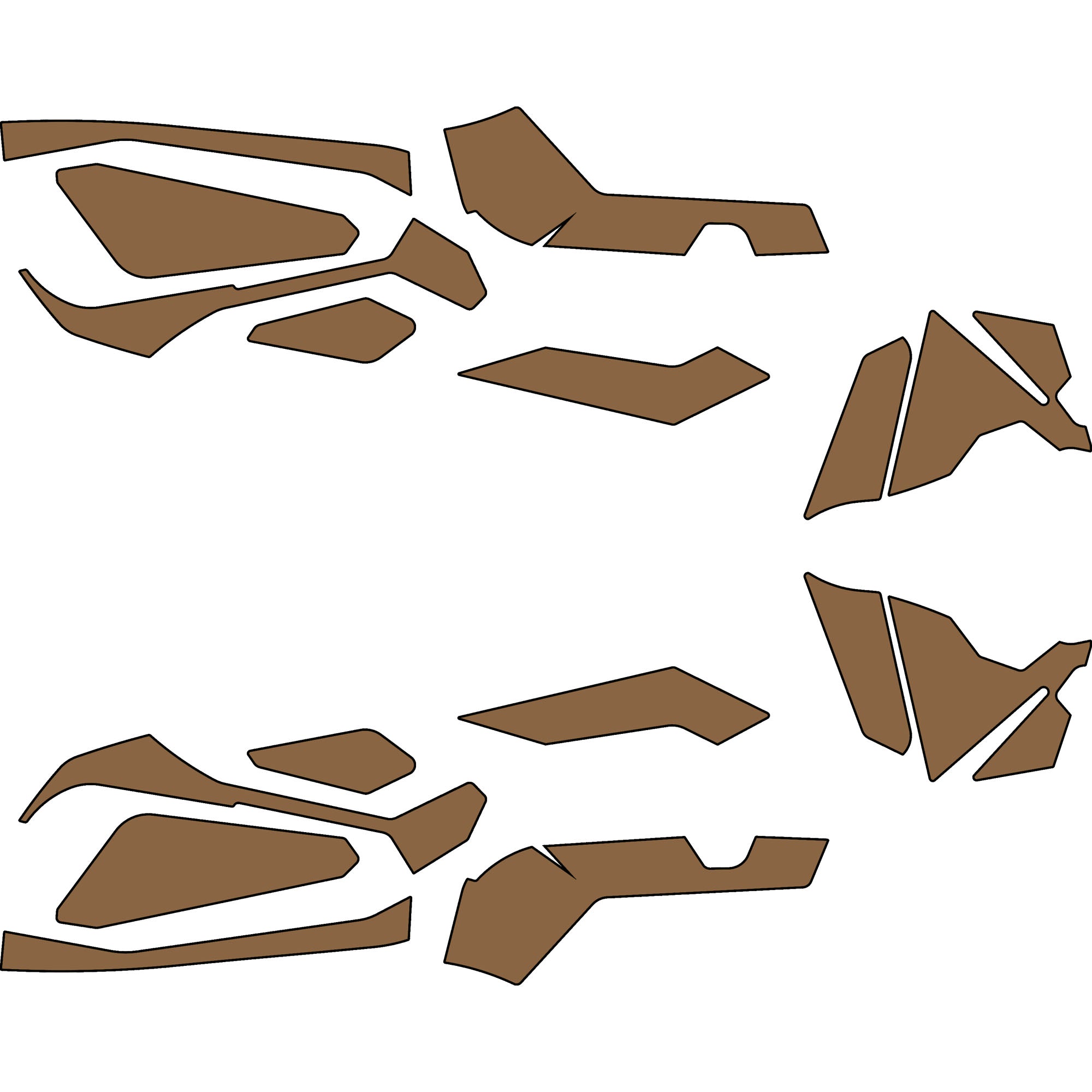 2023-2025 Can-Am Maverick R - 2 Seat Door Liners & Dash Kit - OEM