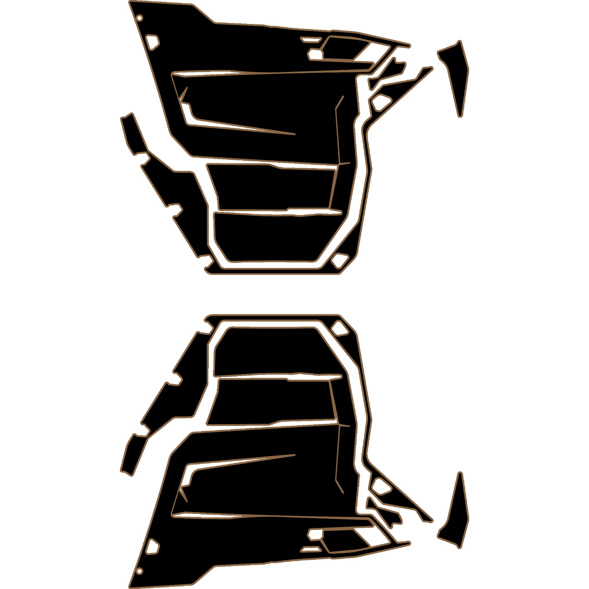 Can-Am Defender - 2 Seat Door Liners - OEM