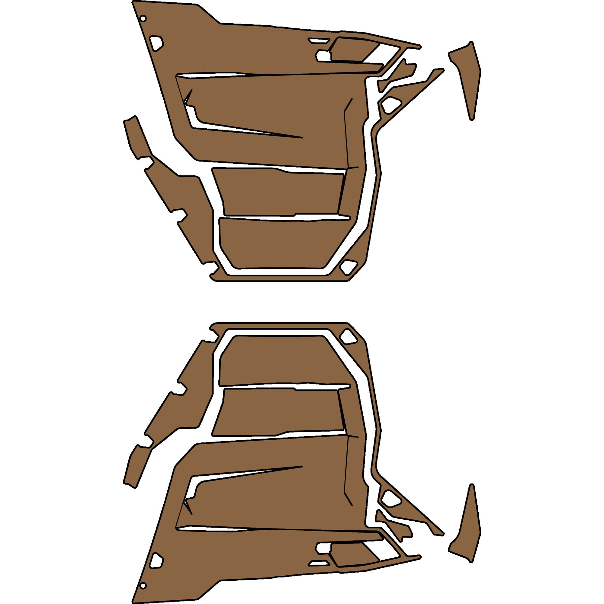 Can-Am Defender - 2 Seat Door Liners - OEM