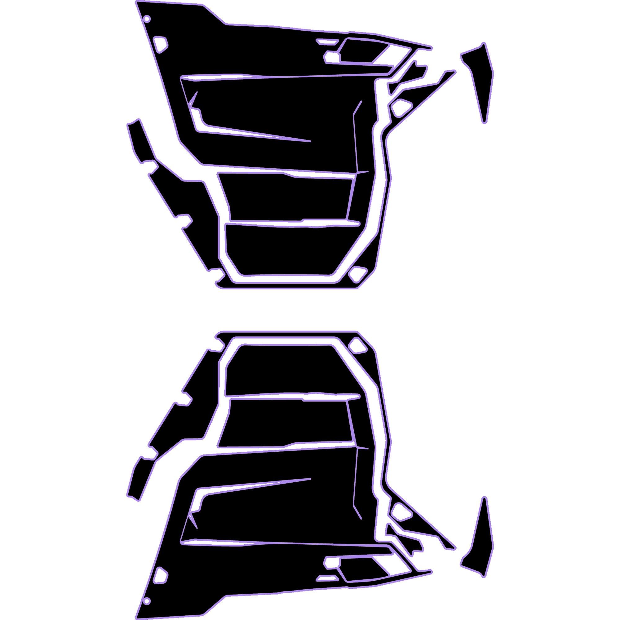 Can-Am Defender - 2 Seat Door Liners - OEM