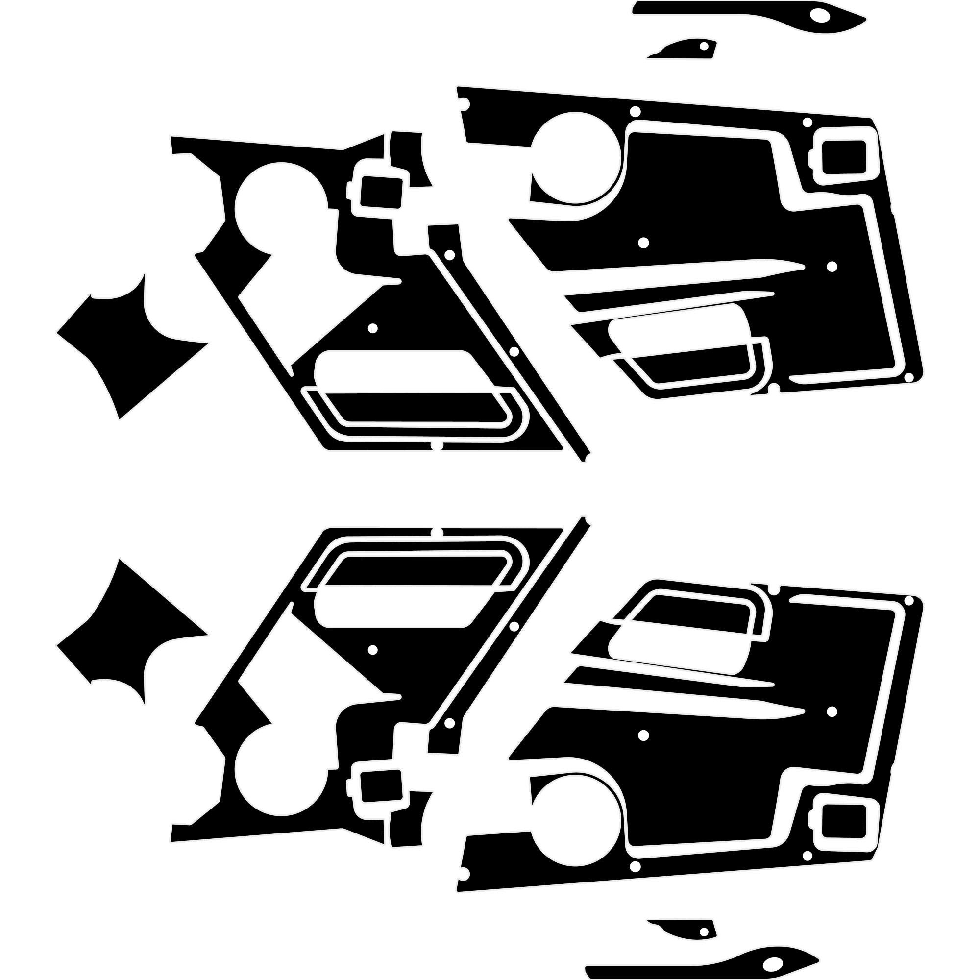 Speed UTV El Jefe - 4 Seat Door Liners - OEM