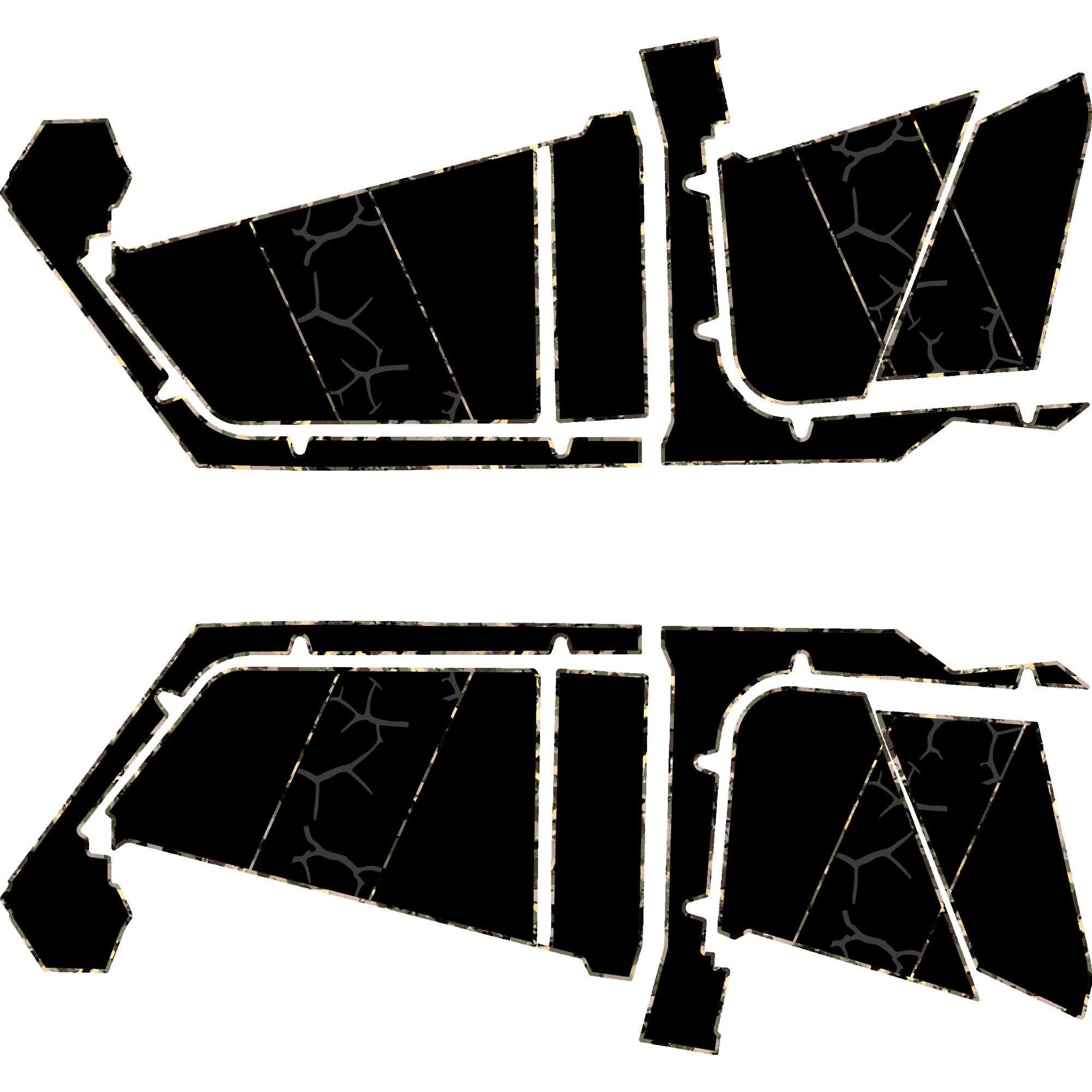 Polaris RZR Pro R- 4 Seat Door Liners - Moto Armor Partial Coverage