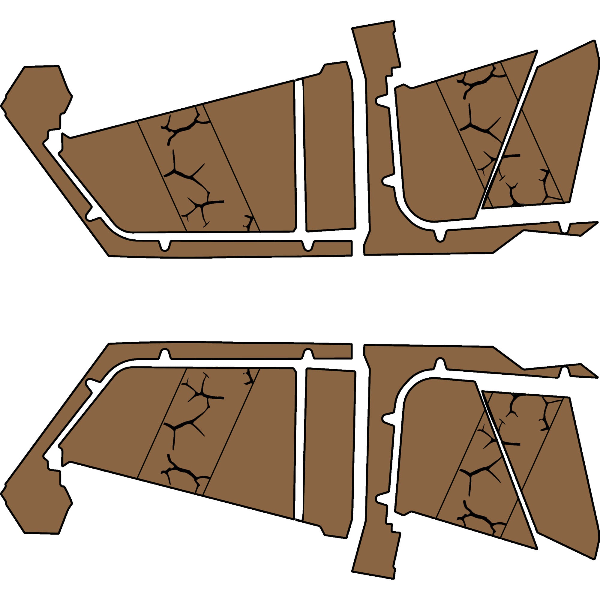 Polaris RZR Pro R- 4 Seat Door Liners - Moto Armor Partial Coverage