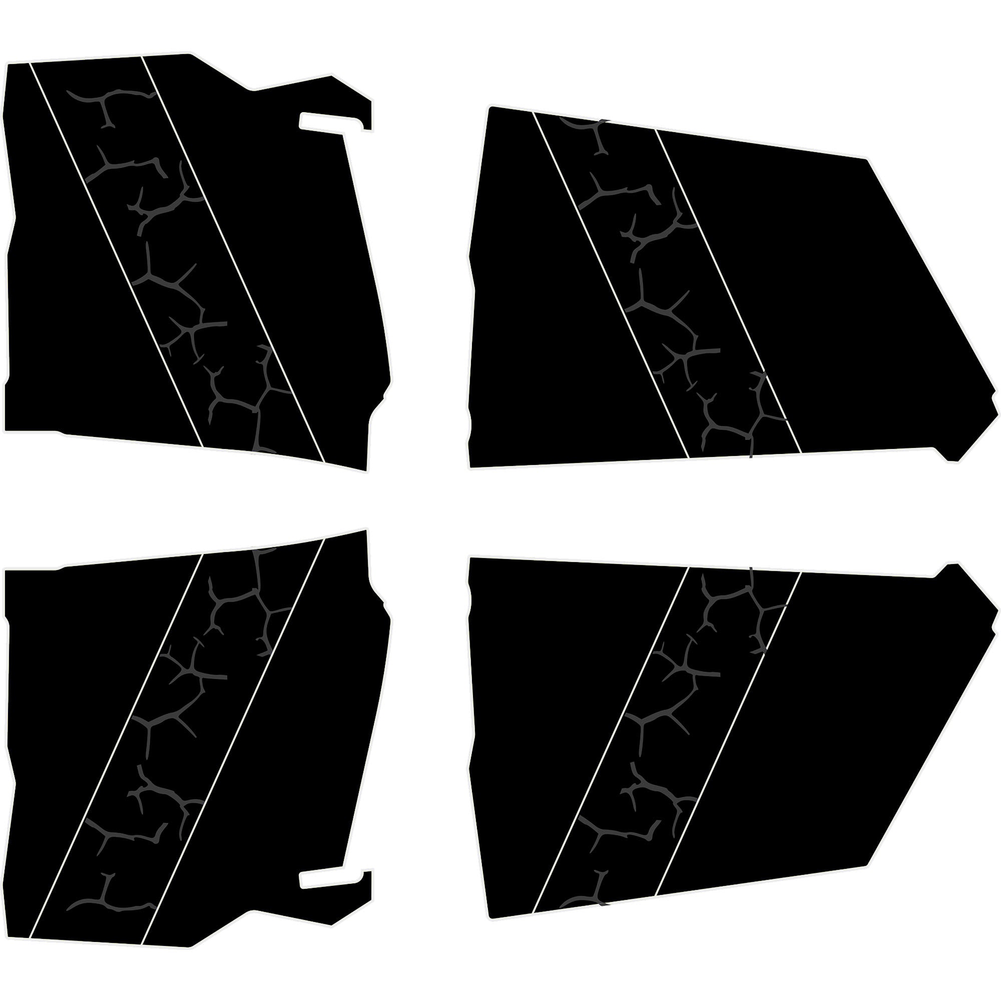 Can-Am Maverick X3 - 4 Seat Door Liners - AZP