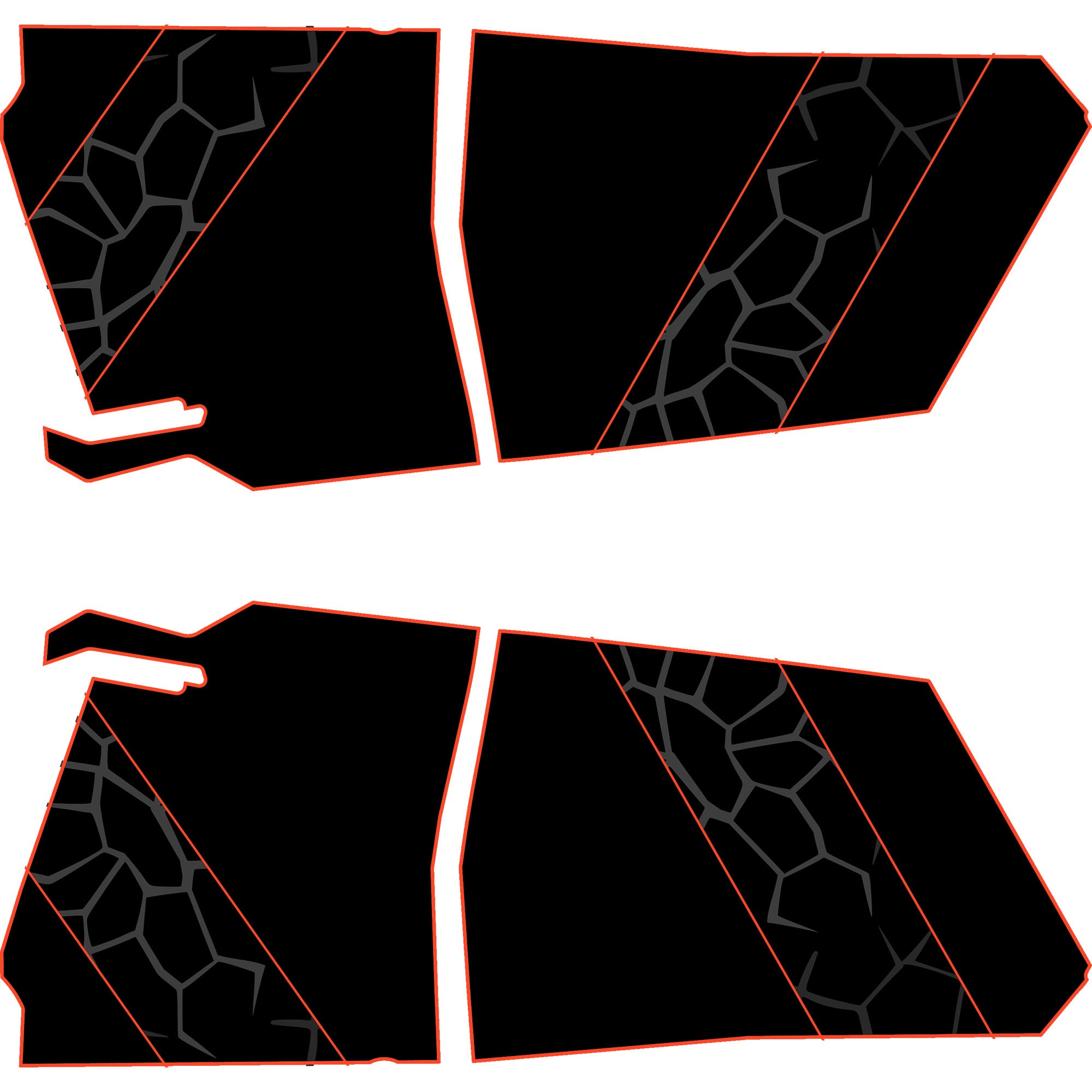 Polaris RZR Pro R - 4 Seat Door Liners - TMW