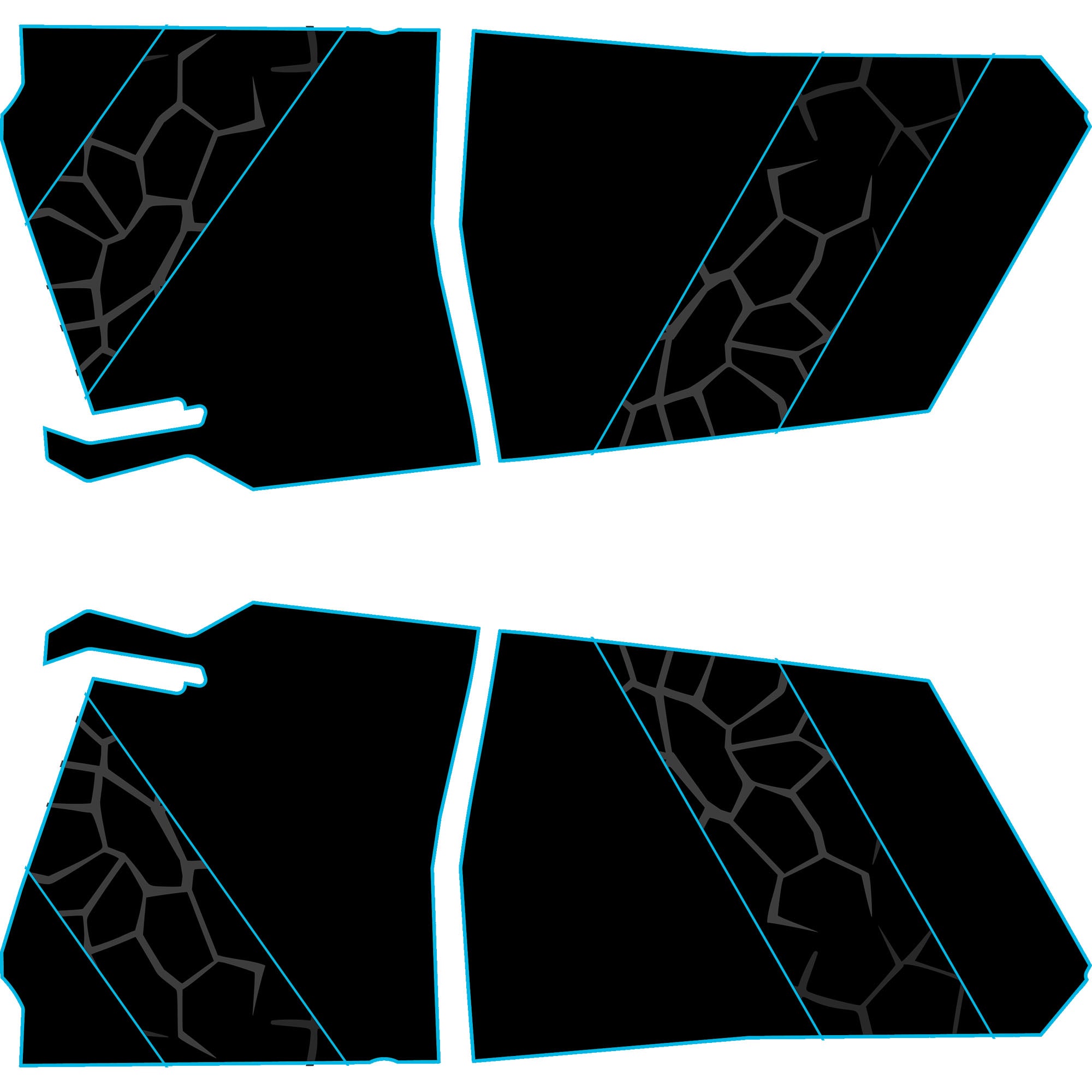 Polaris RZR Pro R - 4 Seat Door Liners - TMW