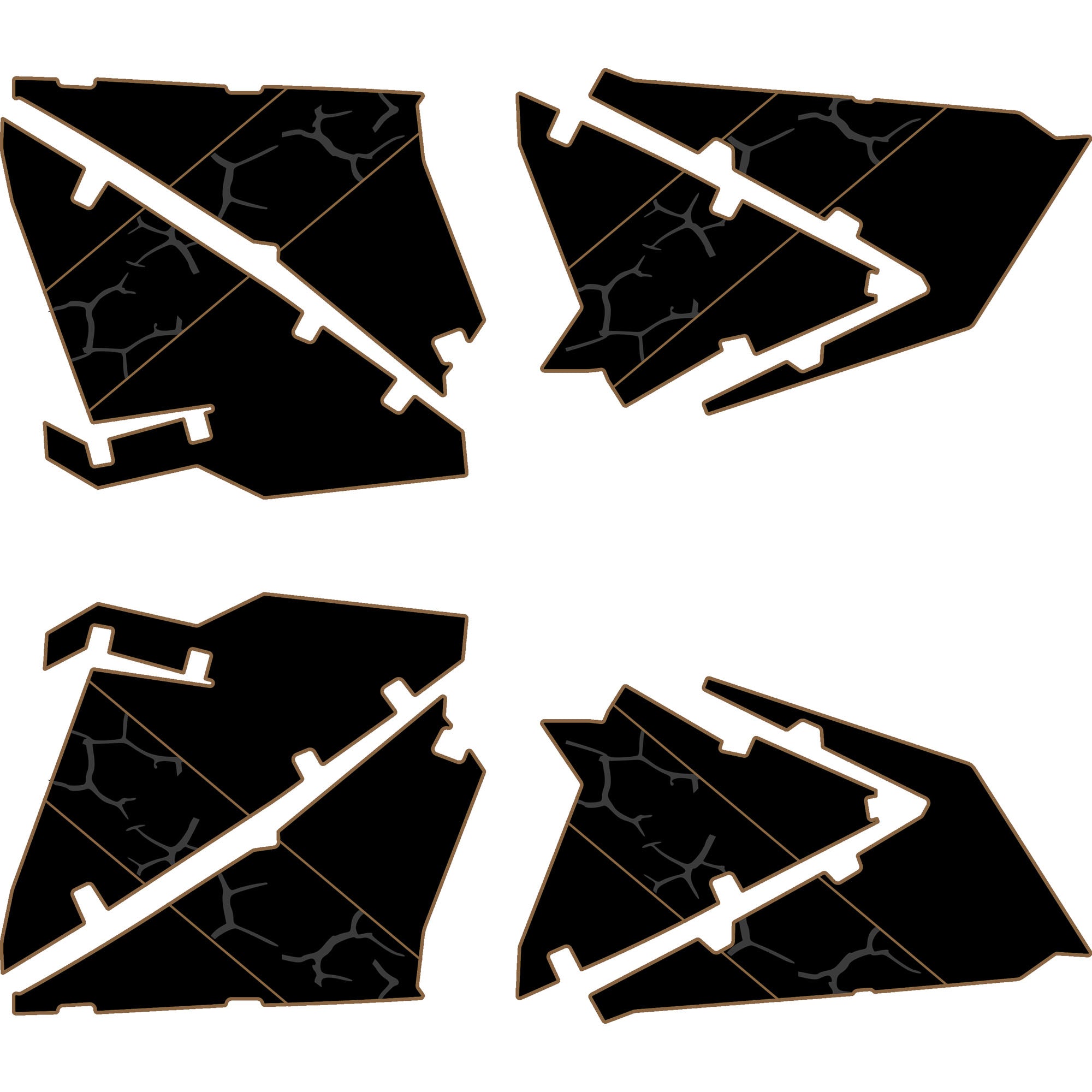 Polaris RZR Pro R - 4 Seat Door Liners - OEM