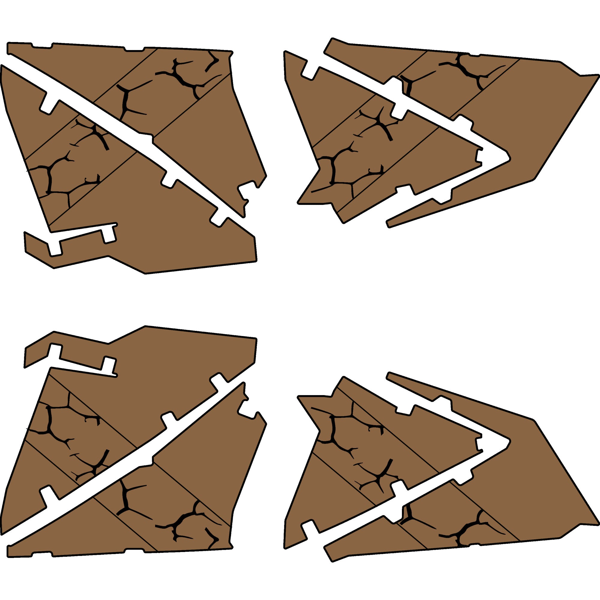 Polaris RZR Pro R - 4 Seat Door Liners - OEM