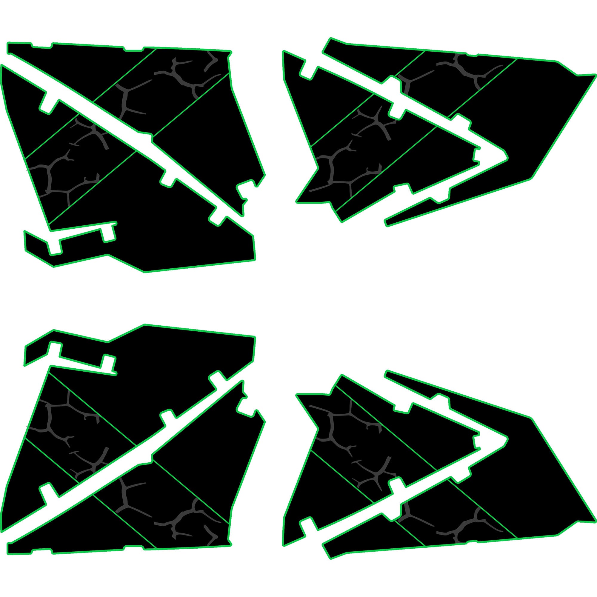 Polaris RZR Pro R - 4 Seat Door Liners - OEM