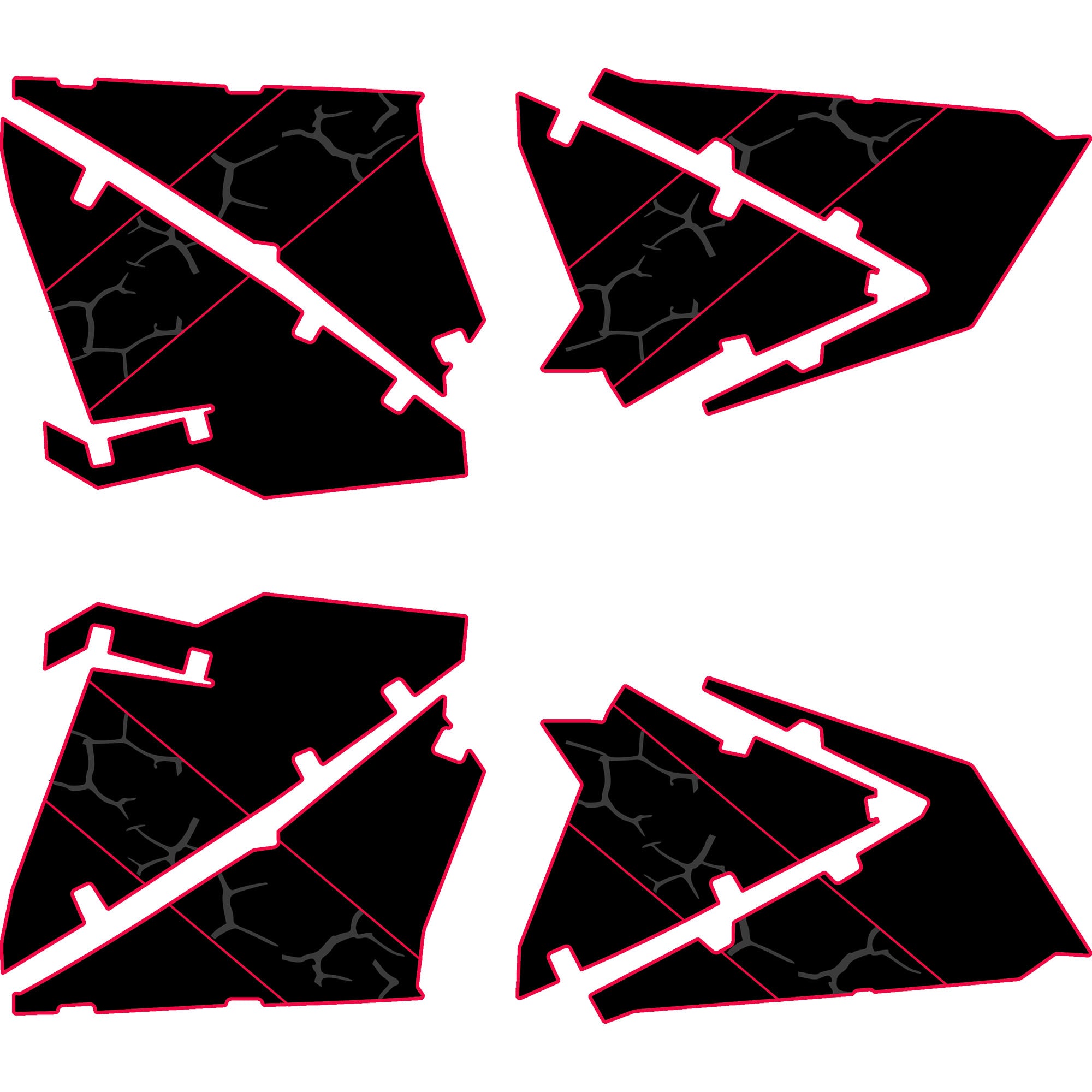 Polaris RZR Pro R - 4 Seat Door Liners - OEM