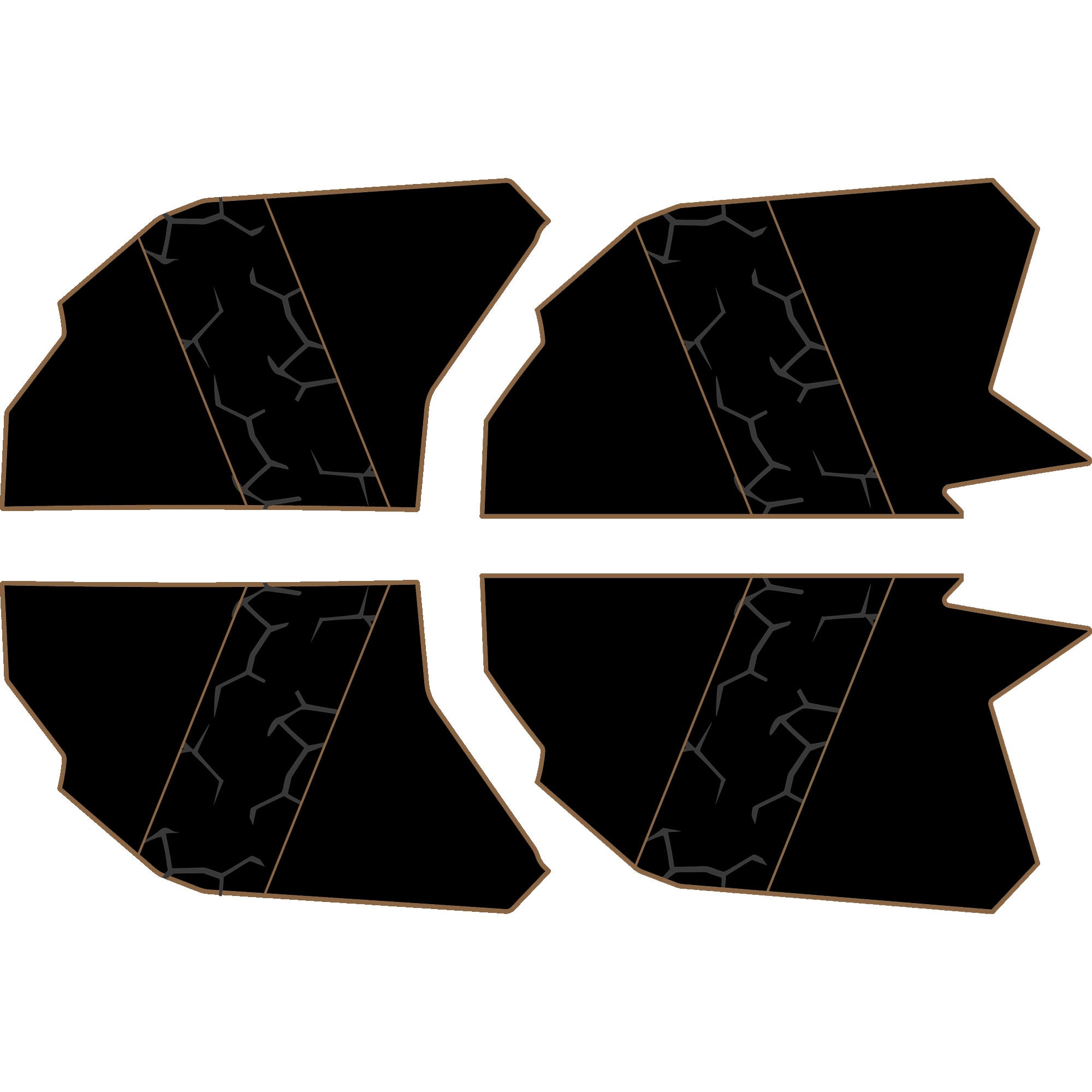 Can-Am Maverick X3 - 4 Seat Door Liners - TMW