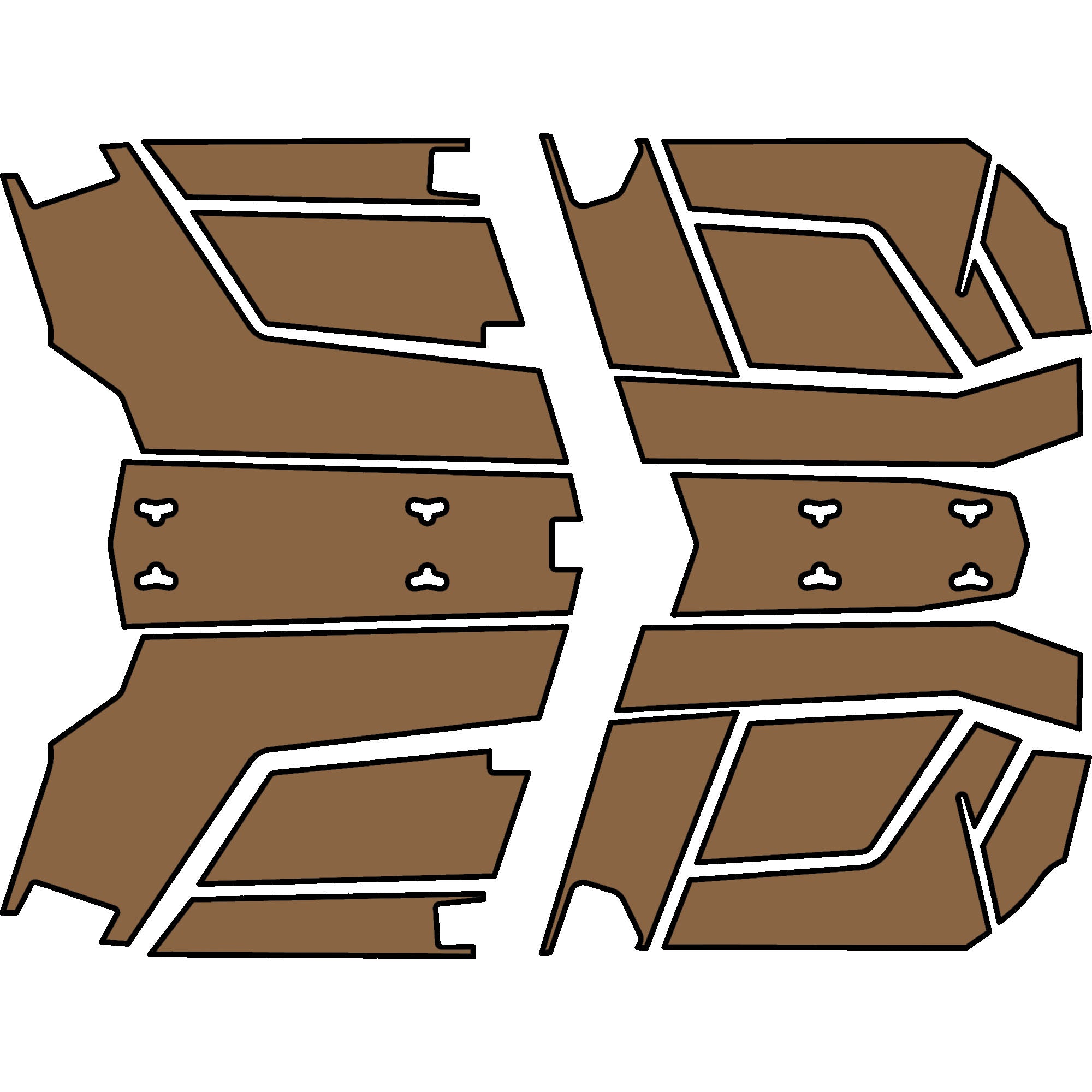 Can-Am Maverick X3 - 4 Seat Headliner - OEM