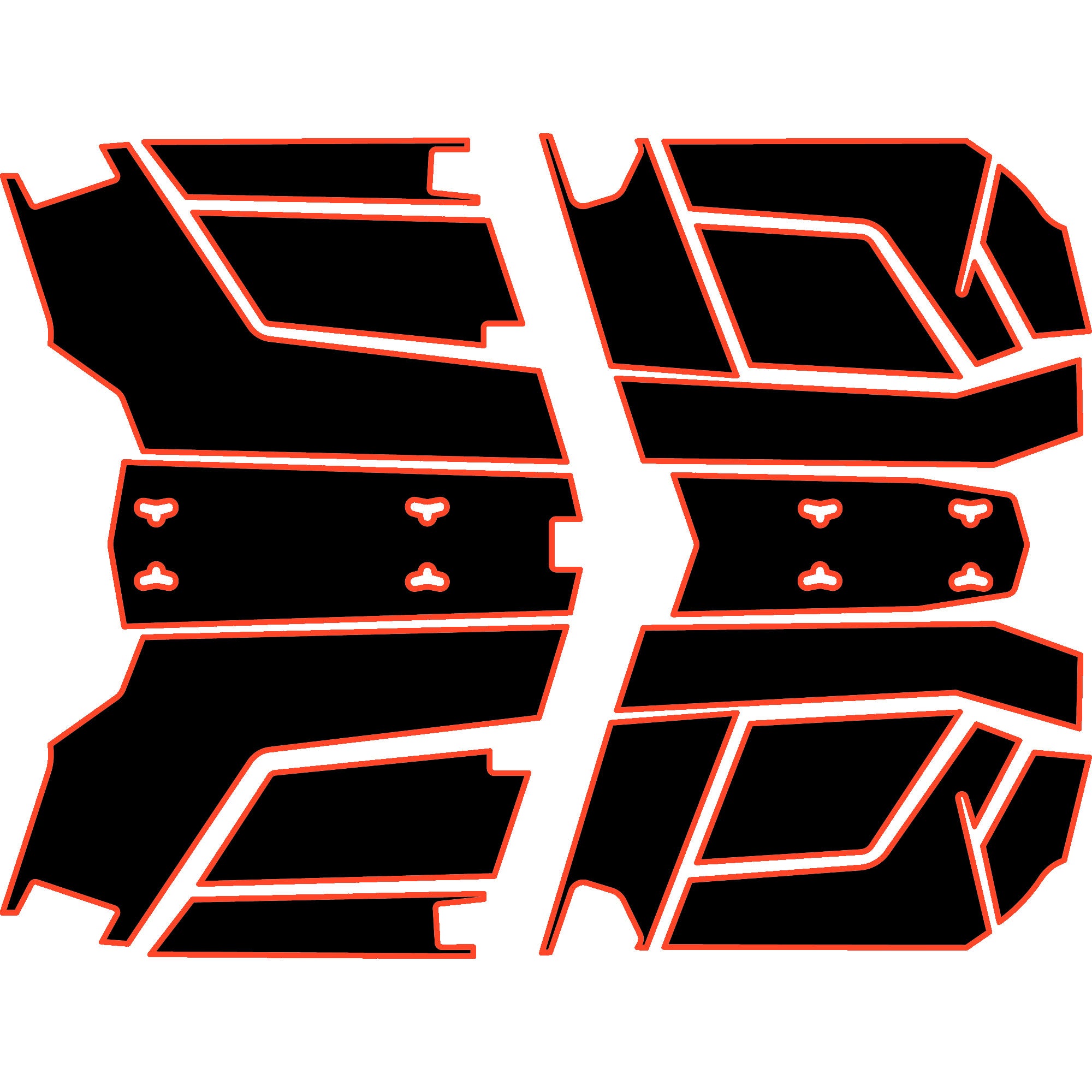 Can-Am Maverick X3 - 4 Seat Headliner - OEM