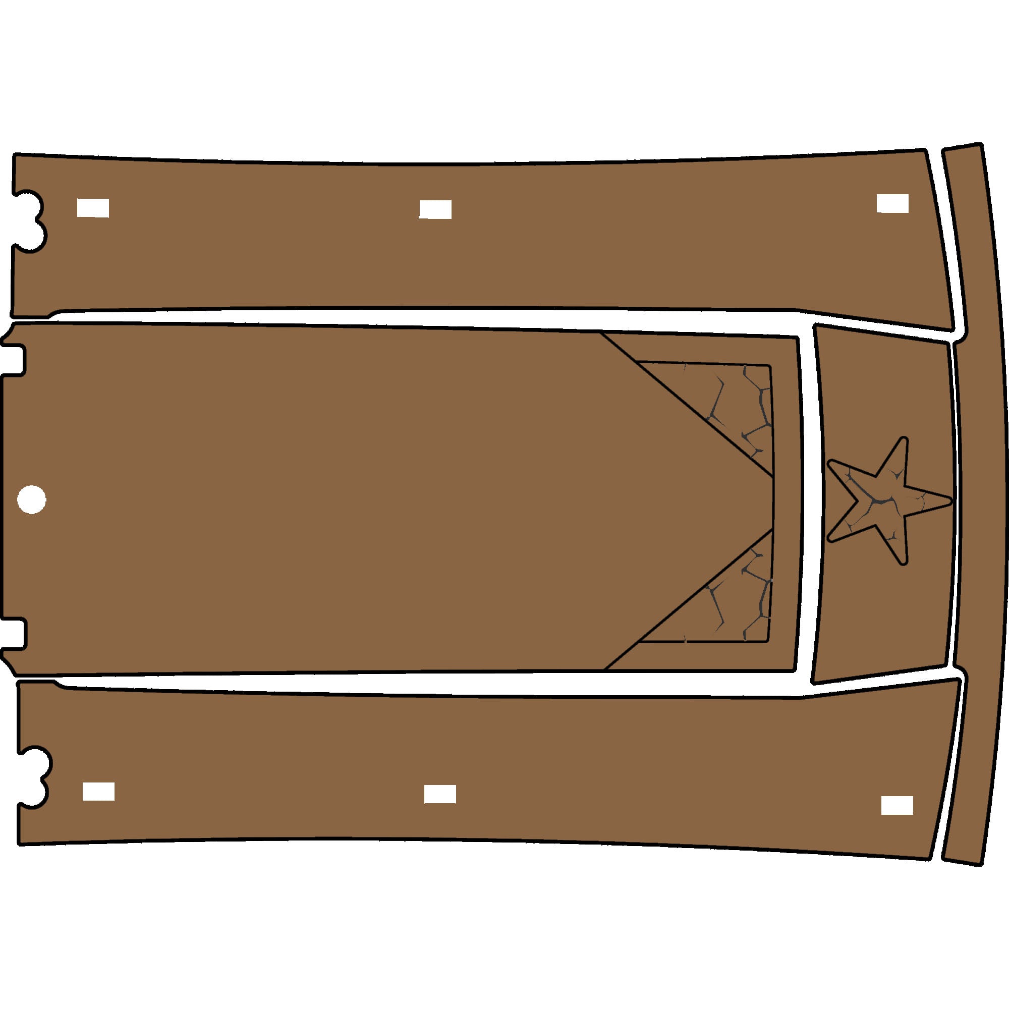 Speed UTV El Jefe - 4 Seat Headliner - OEM