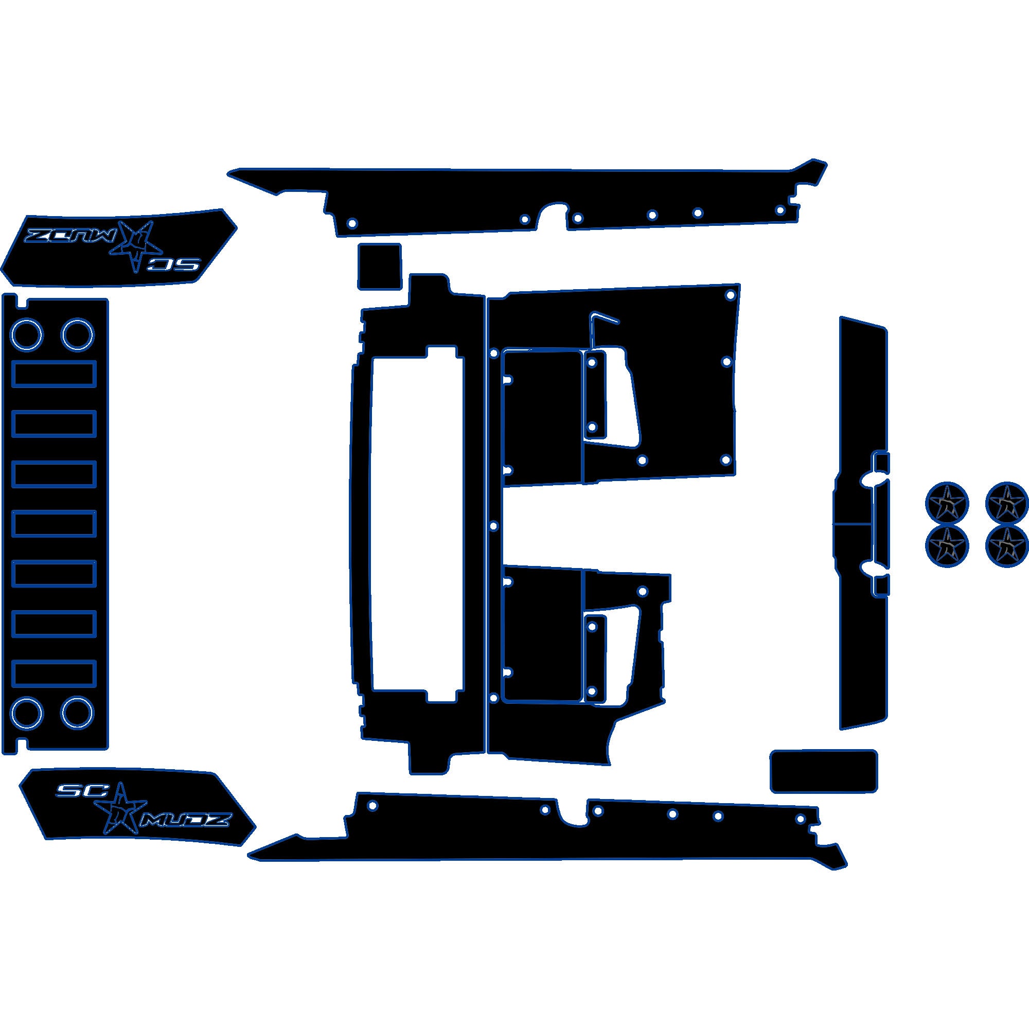 Speed UTV El Jefe - 4 Seat Accessory Kit - OEM