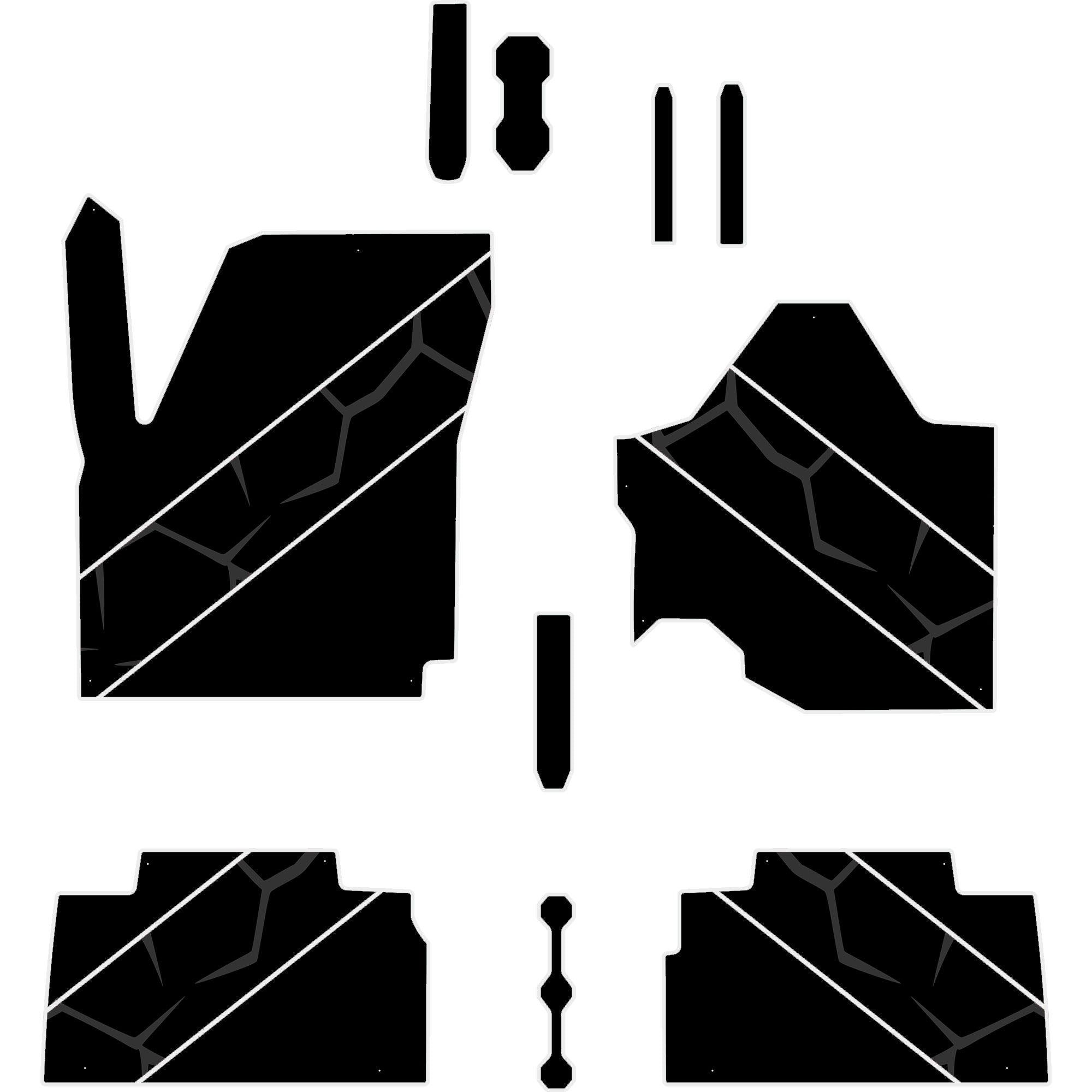 2024-2025 Can-Am Maverick R - 4 Seat Floor Mats - OEM